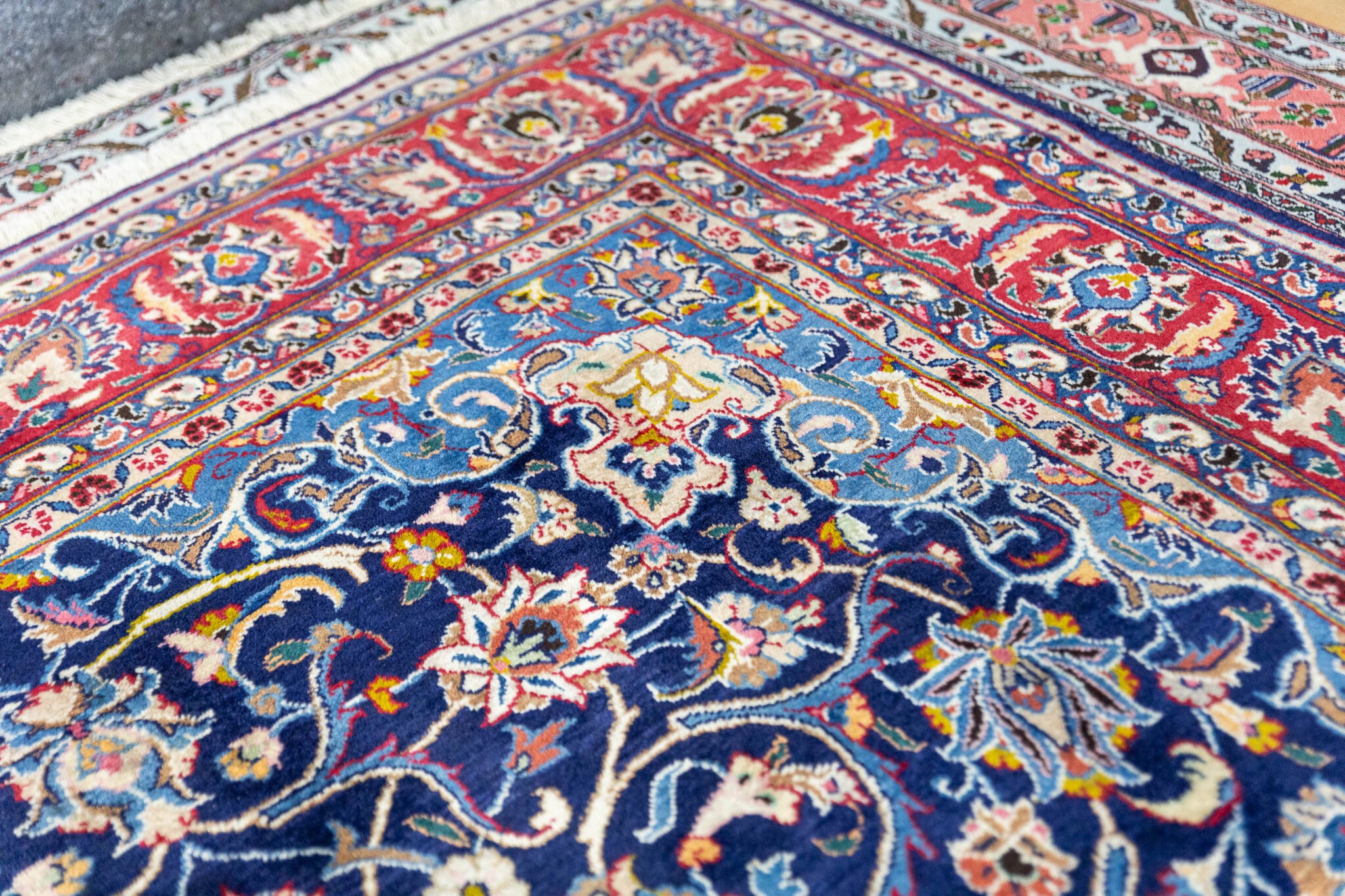 Sarough Farahan Perserteppich 302 × 193 cm aus Wolle, handgeknüpft