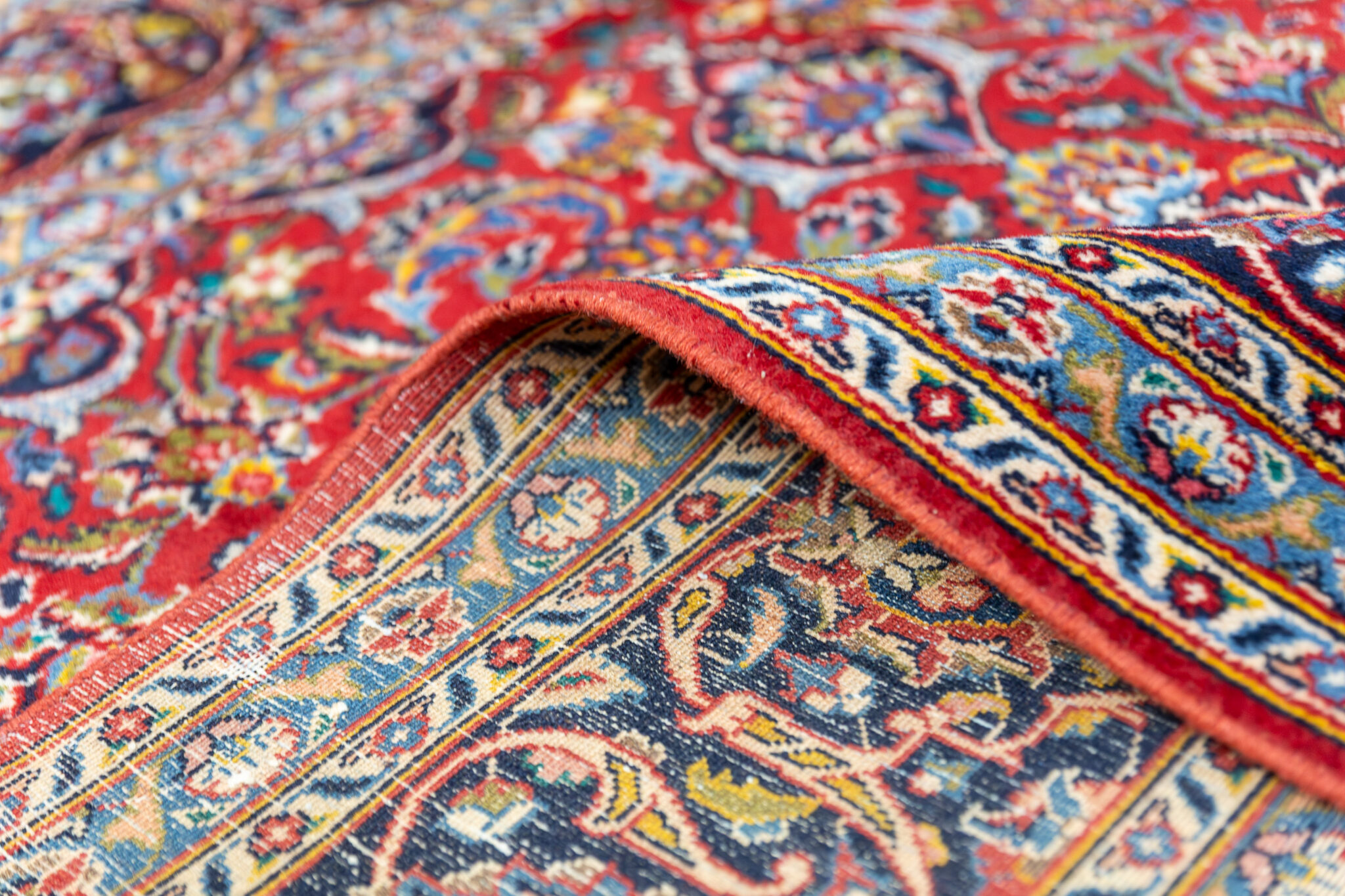 Kashan Perserteppich aus Iran, 285 × 260 cm