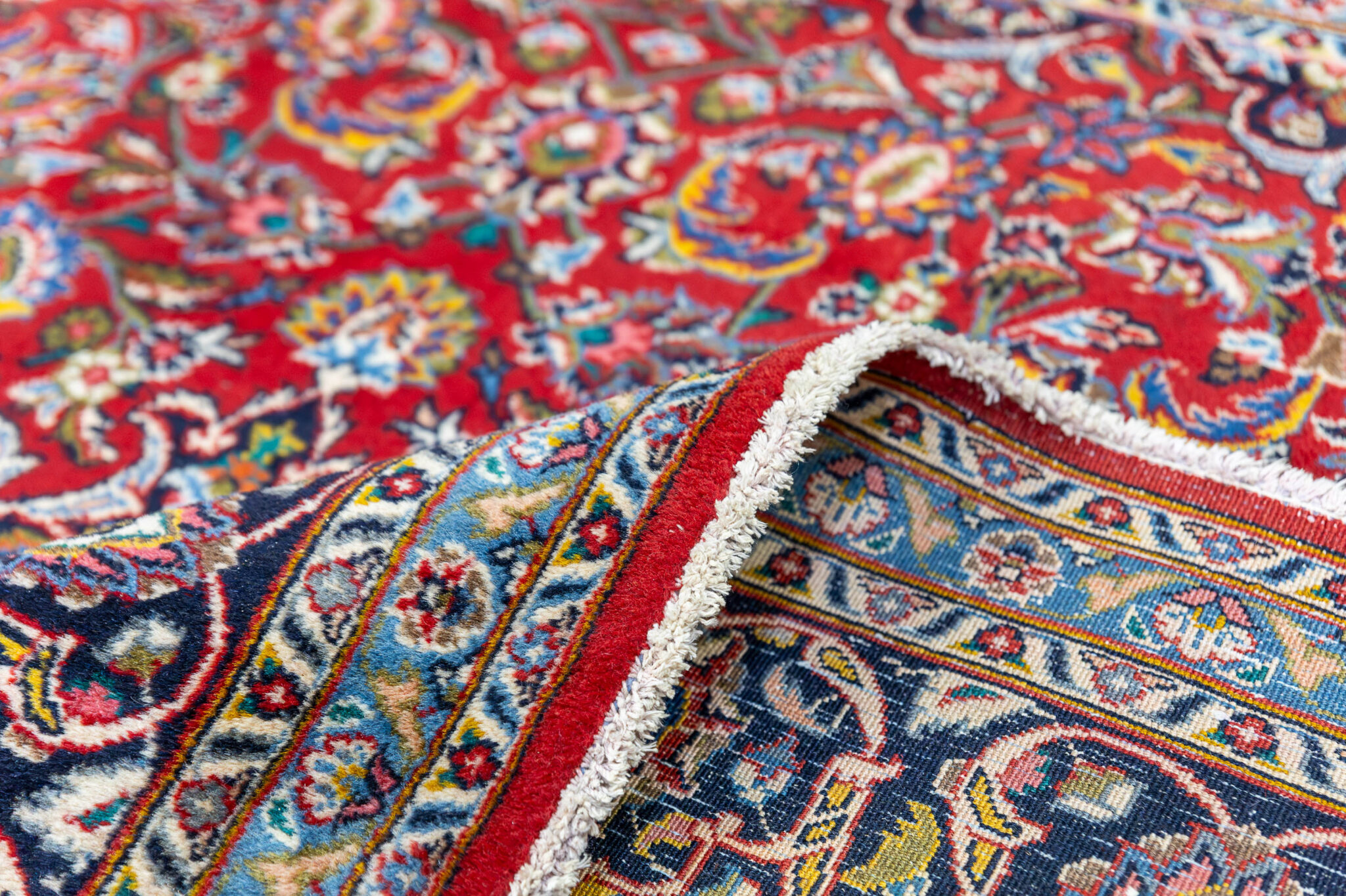 Kashan Perserteppich aus Iran, 285 × 260 cm