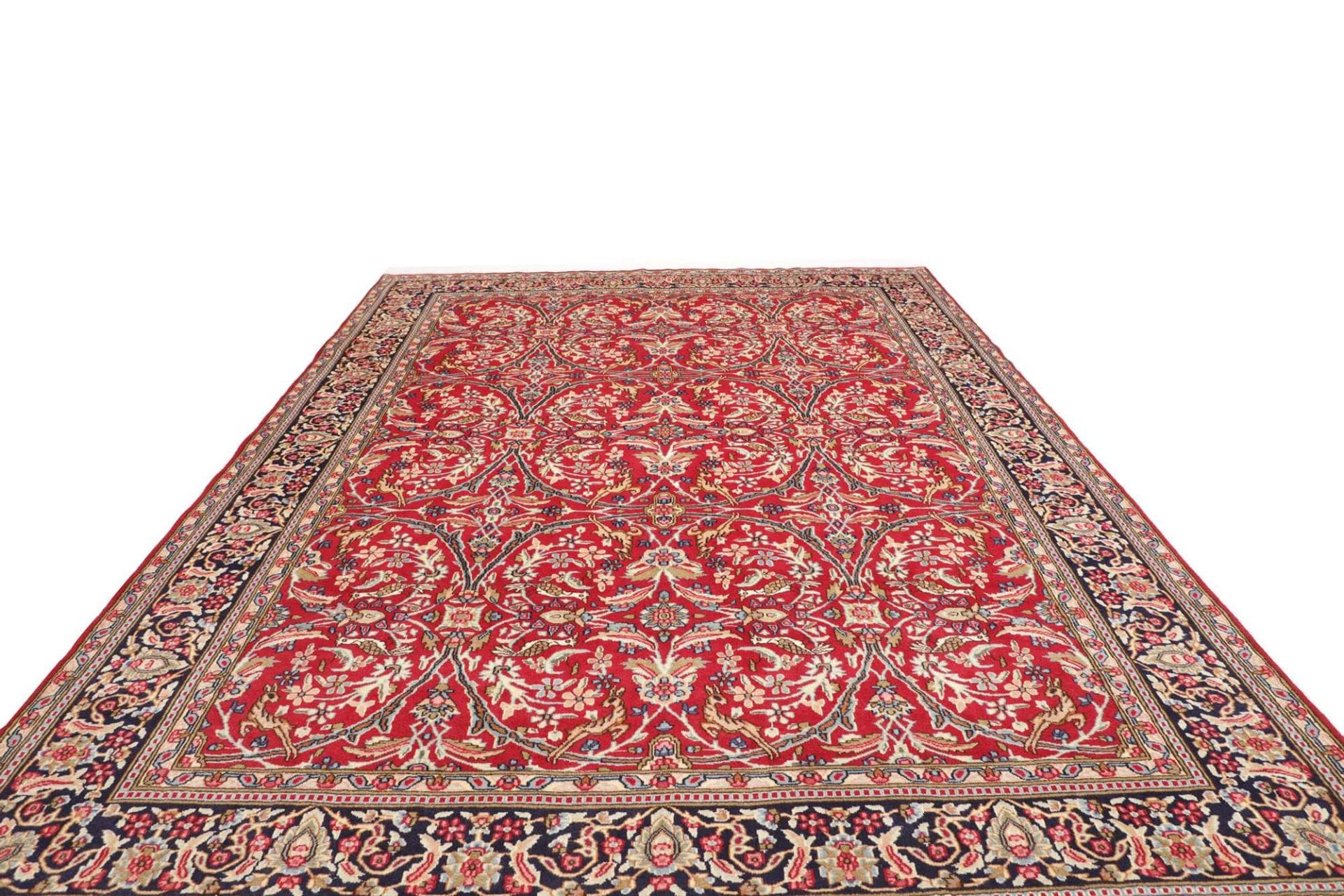 perserteppich-kirman-289-x-379-cm-schurwolle-handgeknupft-3 Handgeknüpfter Kerman Perserteppich 289 × 379 cm