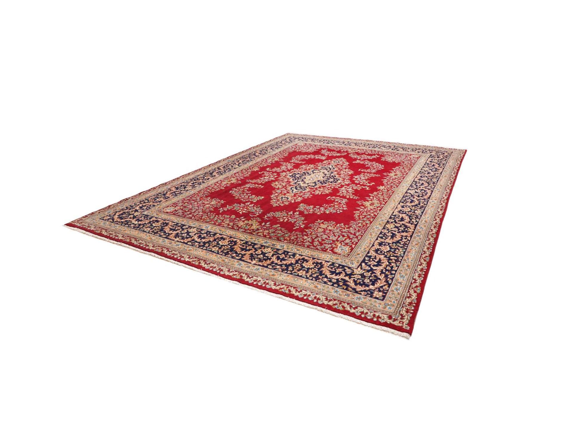 perserteppich-kirman-301-x-401-cm-schurwolle-handgeknupft-1 Handgeknüpfter Kerman Perserteppich, 301 × 401 cm, Wolle