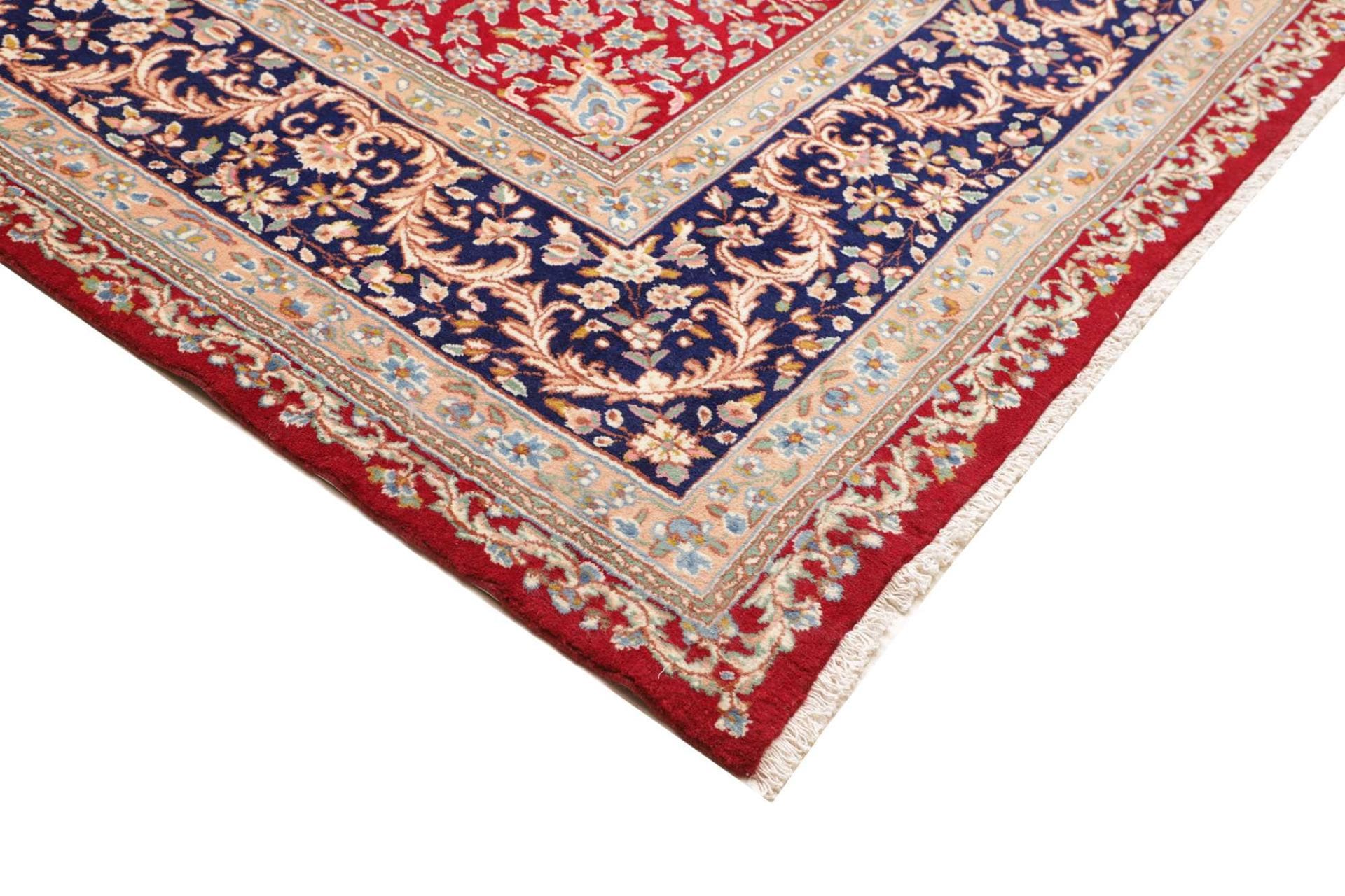 perserteppich-kirman-301-x-401-cm-schurwolle-handgeknupft-4 Handgeknüpfter Kerman Perserteppich, 301 × 401 cm, Wolle