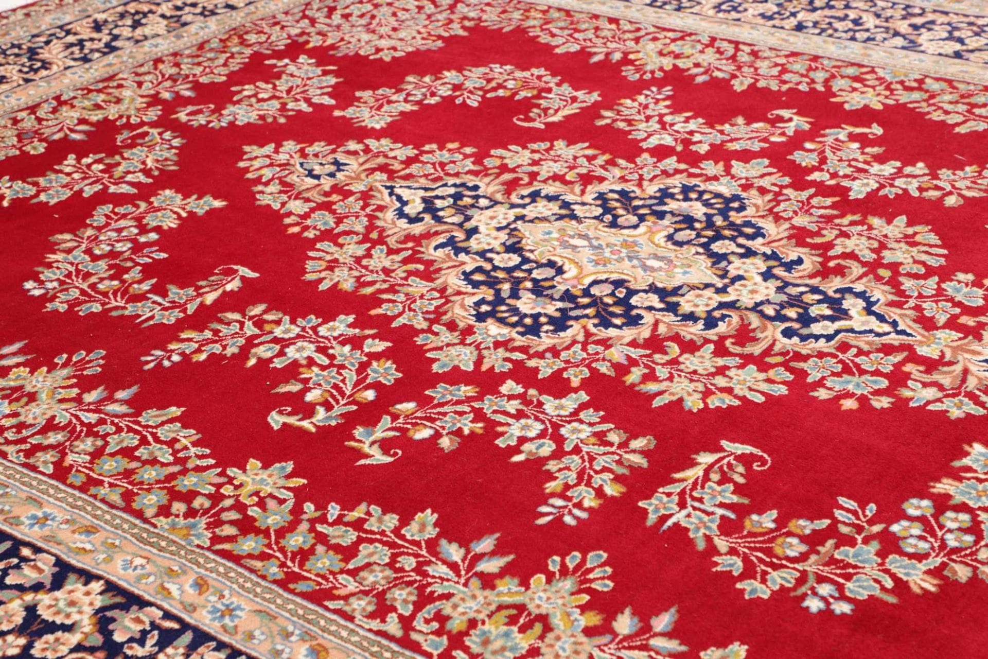 perserteppich-kirman-301-x-401-cm-schurwolle-handgeknupft-6 Handgeknüpfter Kerman Perserteppich, 301 × 401 cm, Wolle