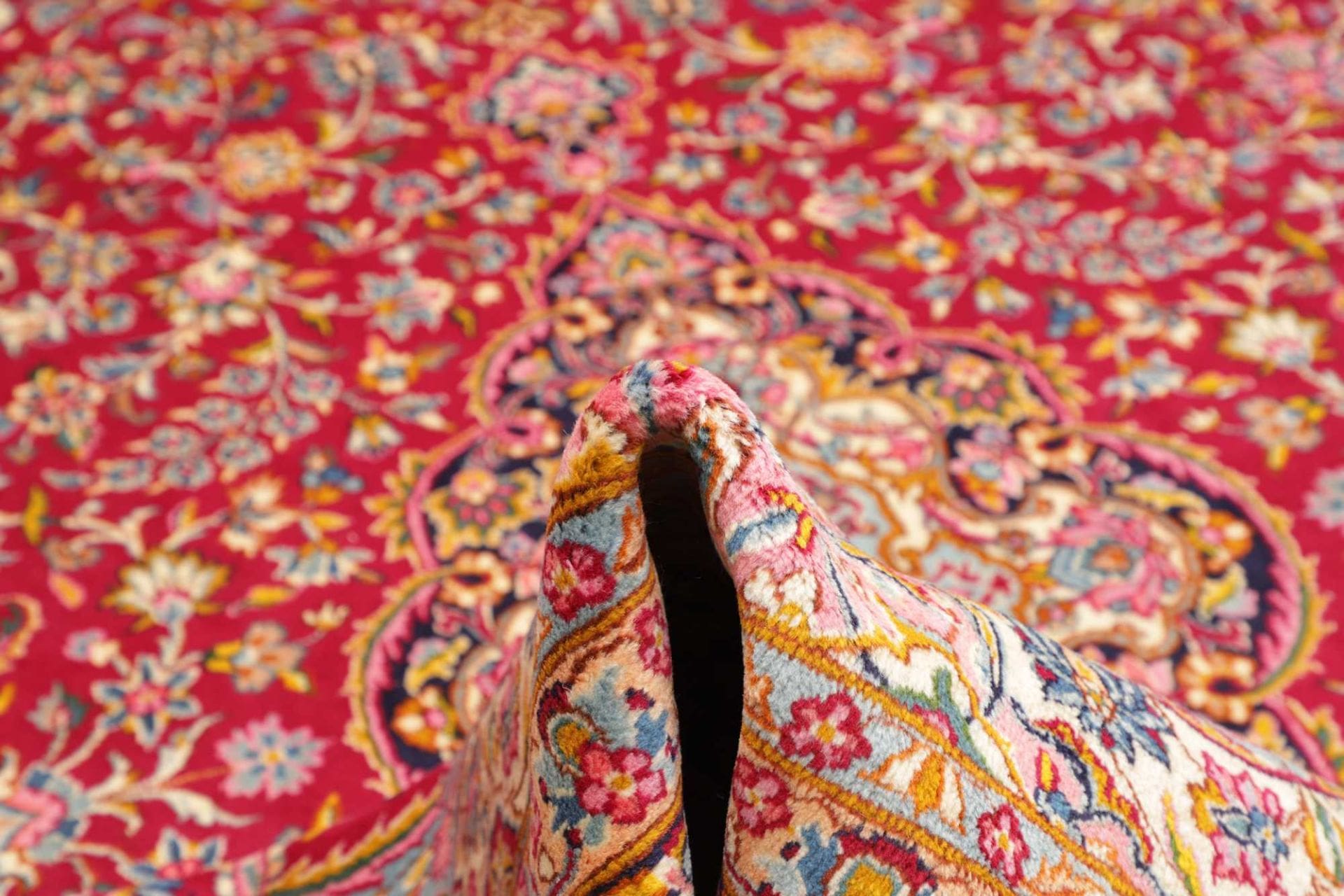 Kerman Perserteppich 289 × 385 cm aus Wolle, handgeknüpft