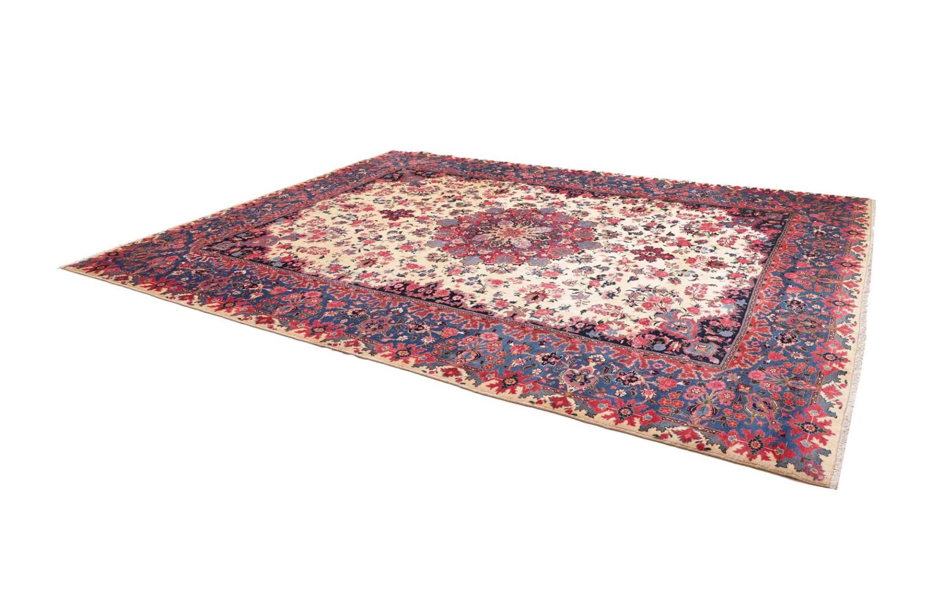 Handgeknüpfter Mashhad Perserteppich 306 × 407 cm