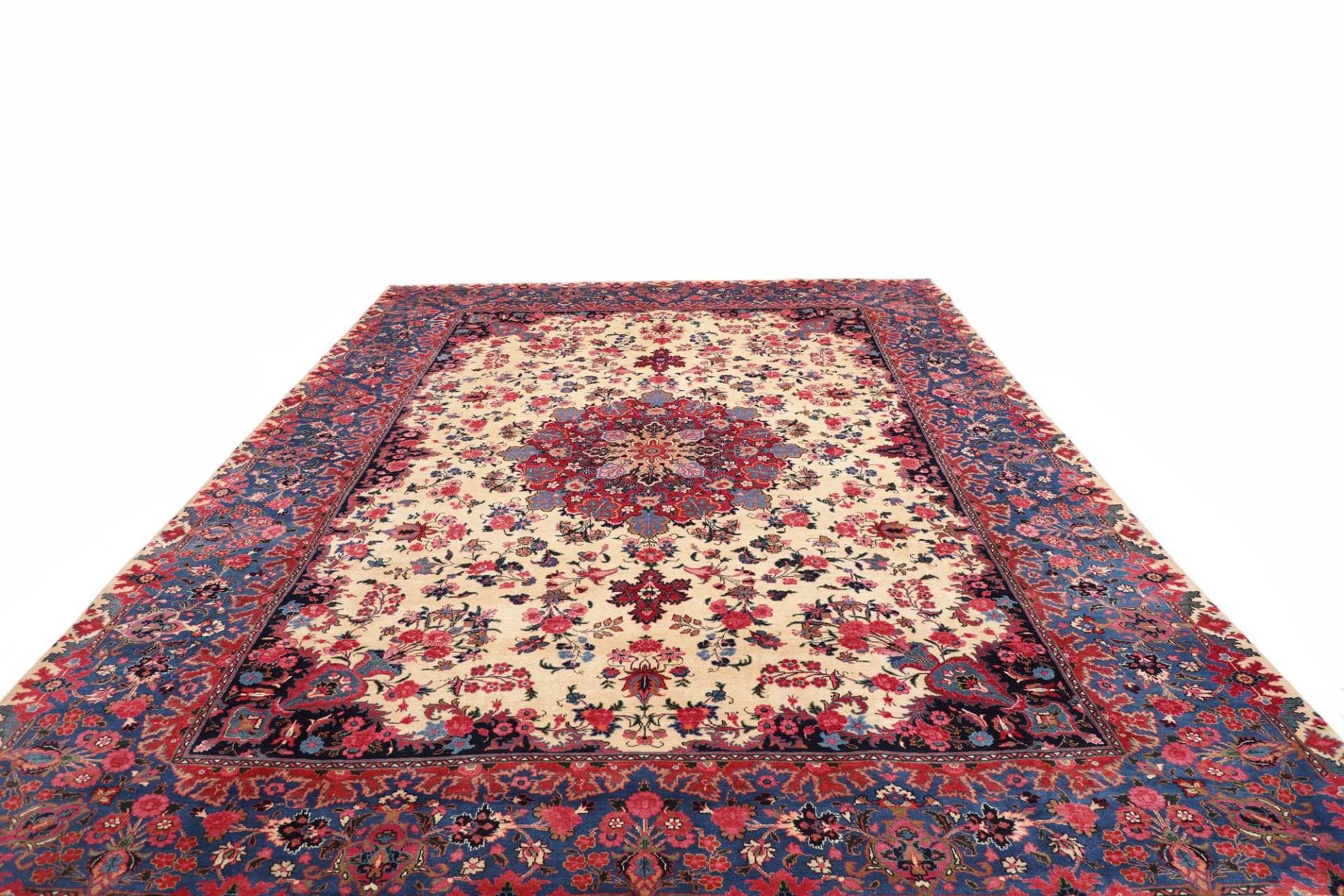 Handgeknüpfter Mashhad Perserteppich 306 × 407 cm
