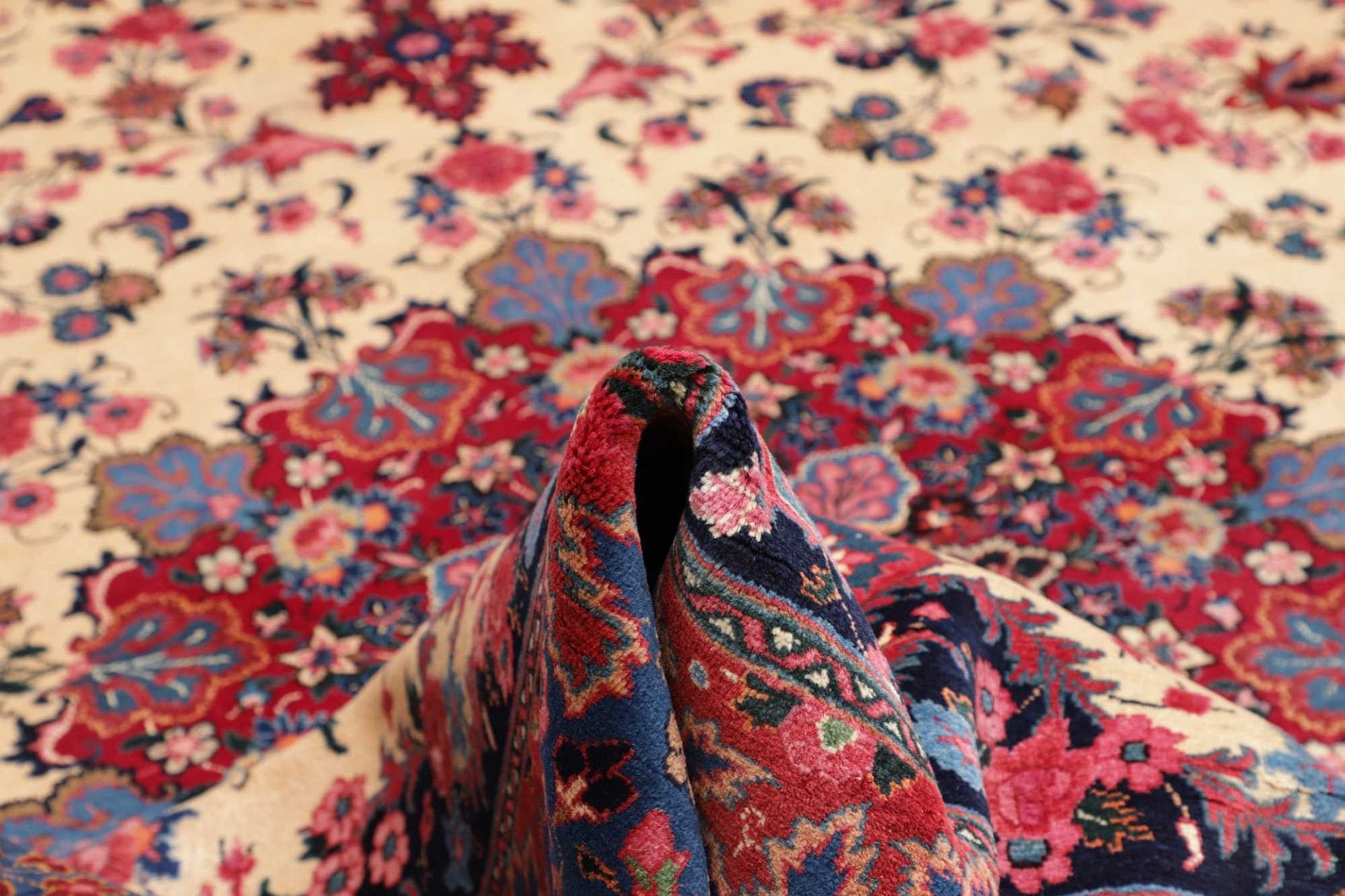 Handgeknüpfter Mashhad Perserteppich 306 × 407 cm