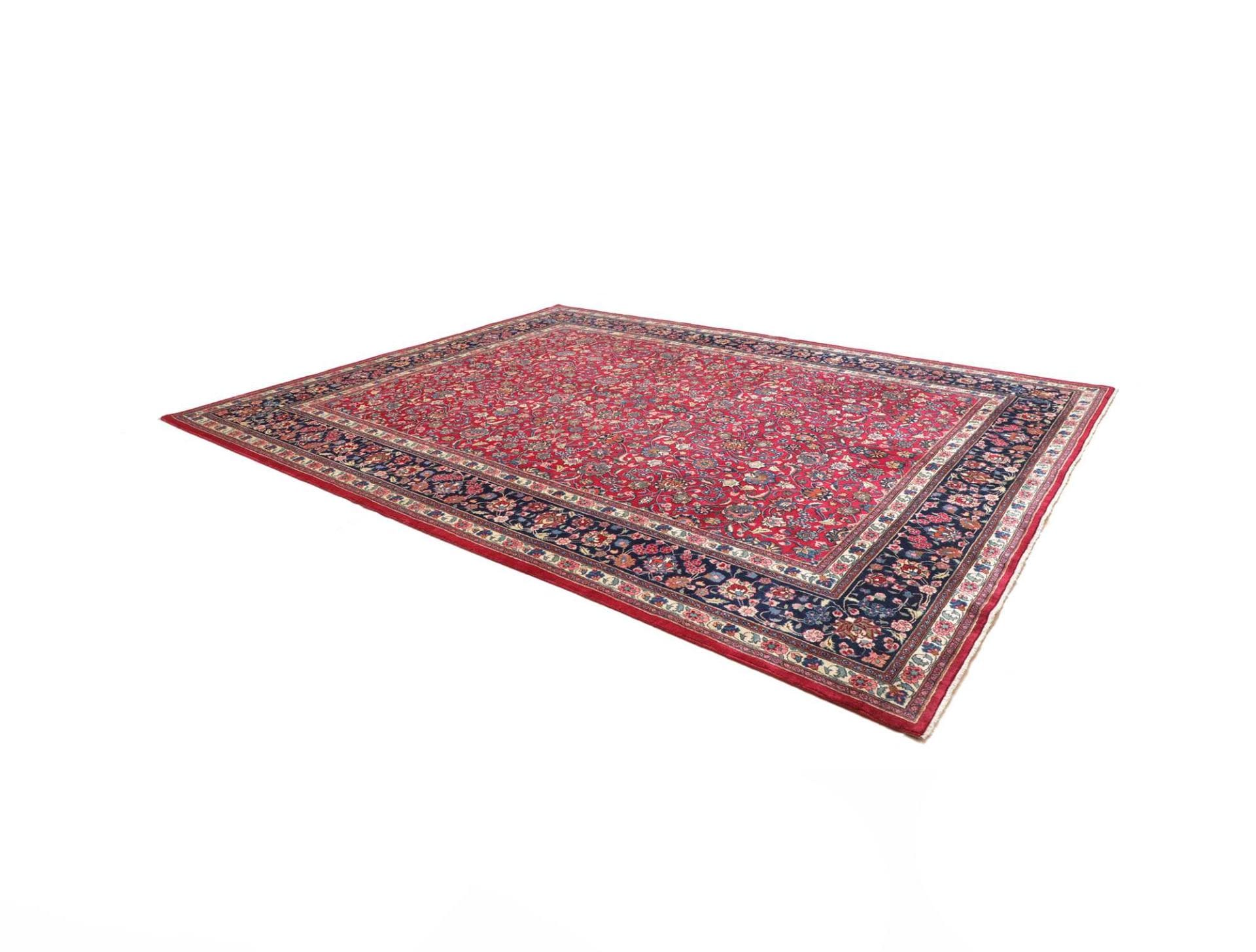 Handgeknüpfter Mashhad Perserteppich 305 × 394 cm