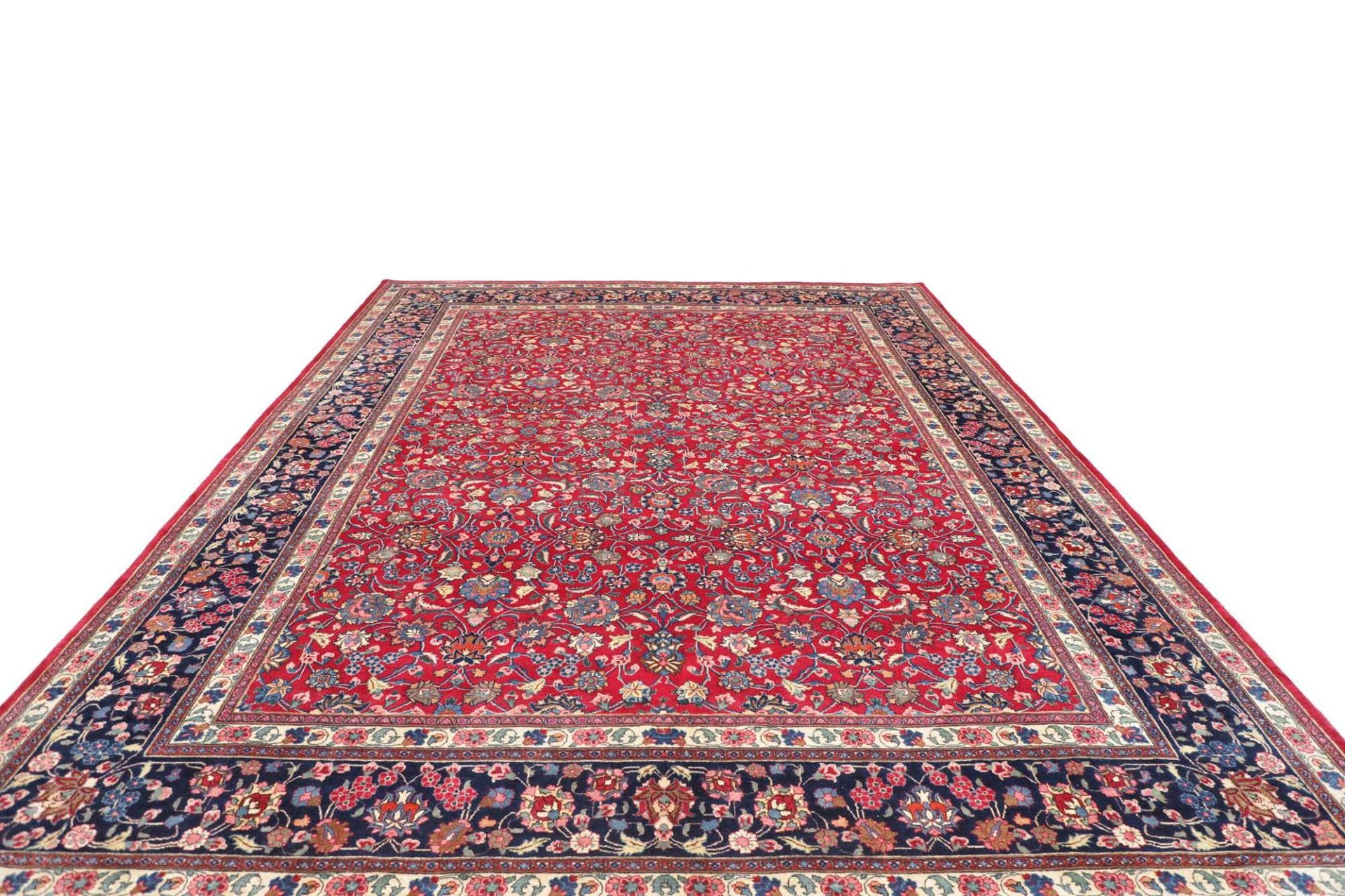 Handgeknüpfter Mashhad Perserteppich 305 × 394 cm