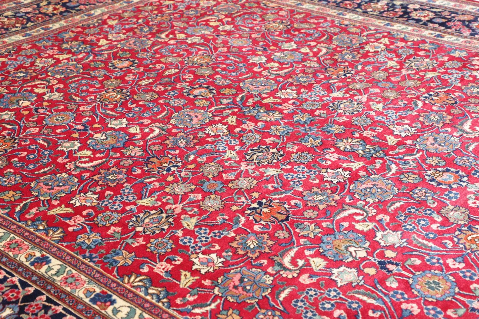Handgeknüpfter Mashhad Perserteppich 305 × 394 cm