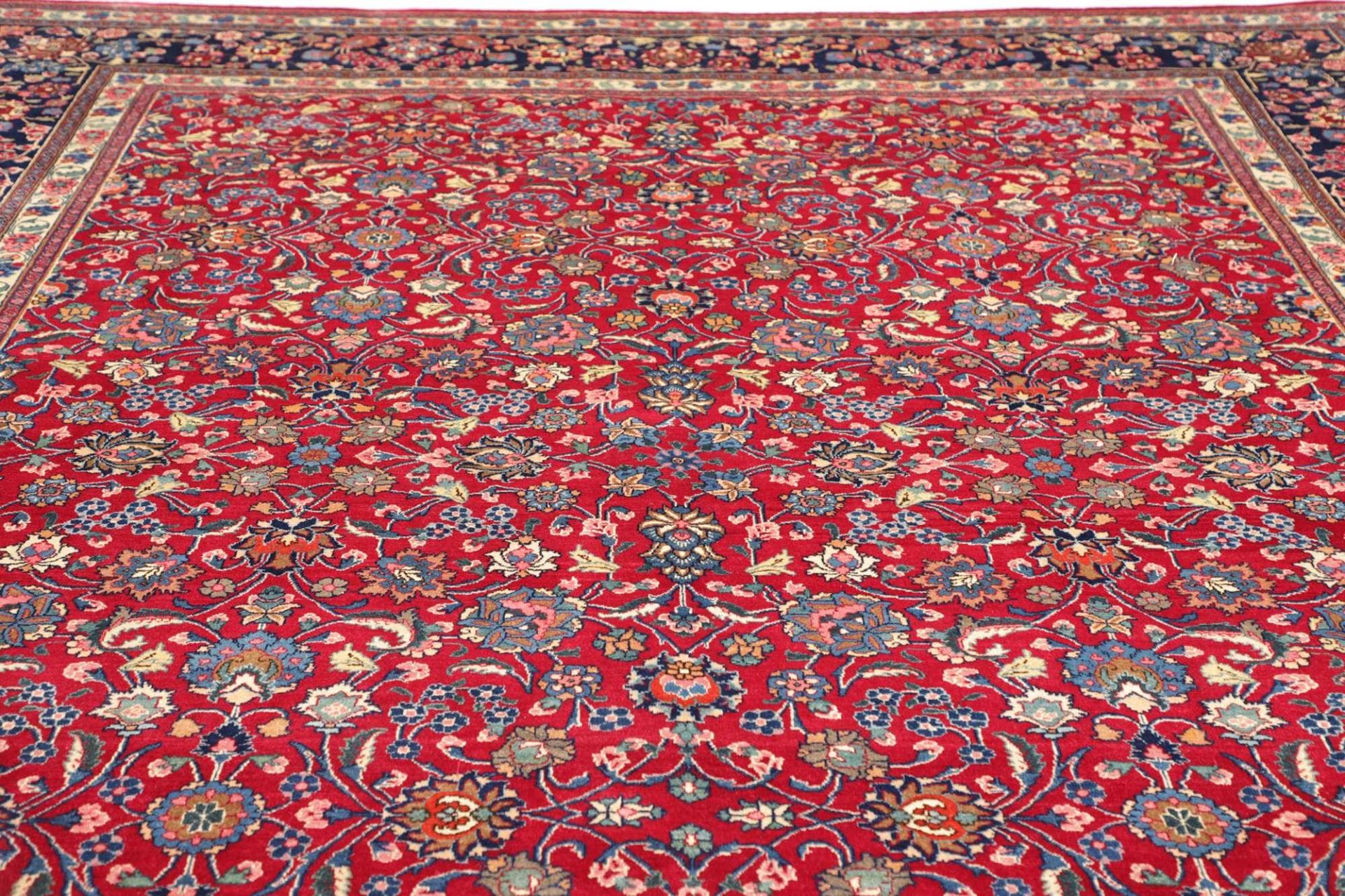Handgeknüpfter Mashhad Perserteppich 305 × 394 cm