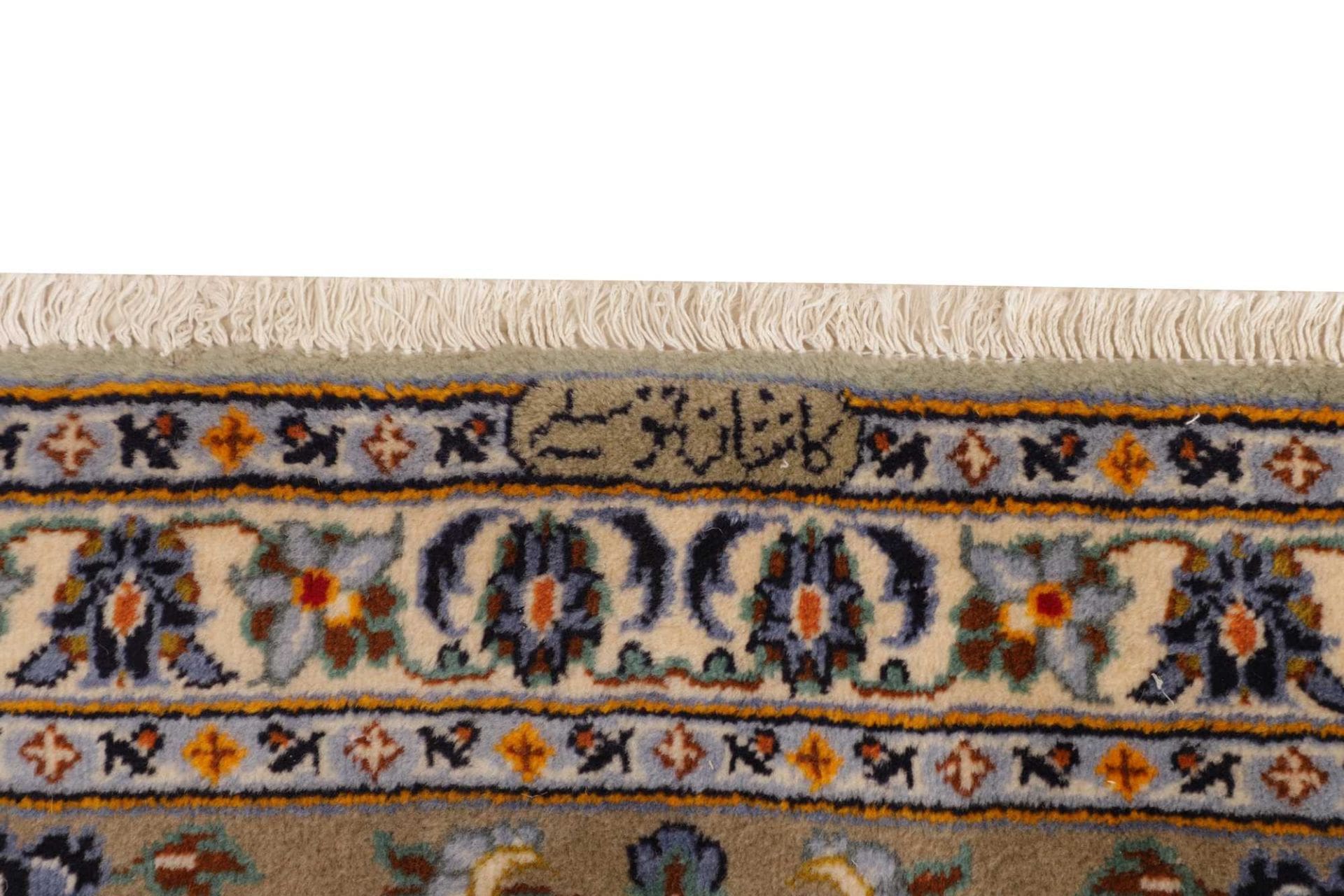 Handgeknüpfter Kashan Perserteppich 306 × 411 cm
