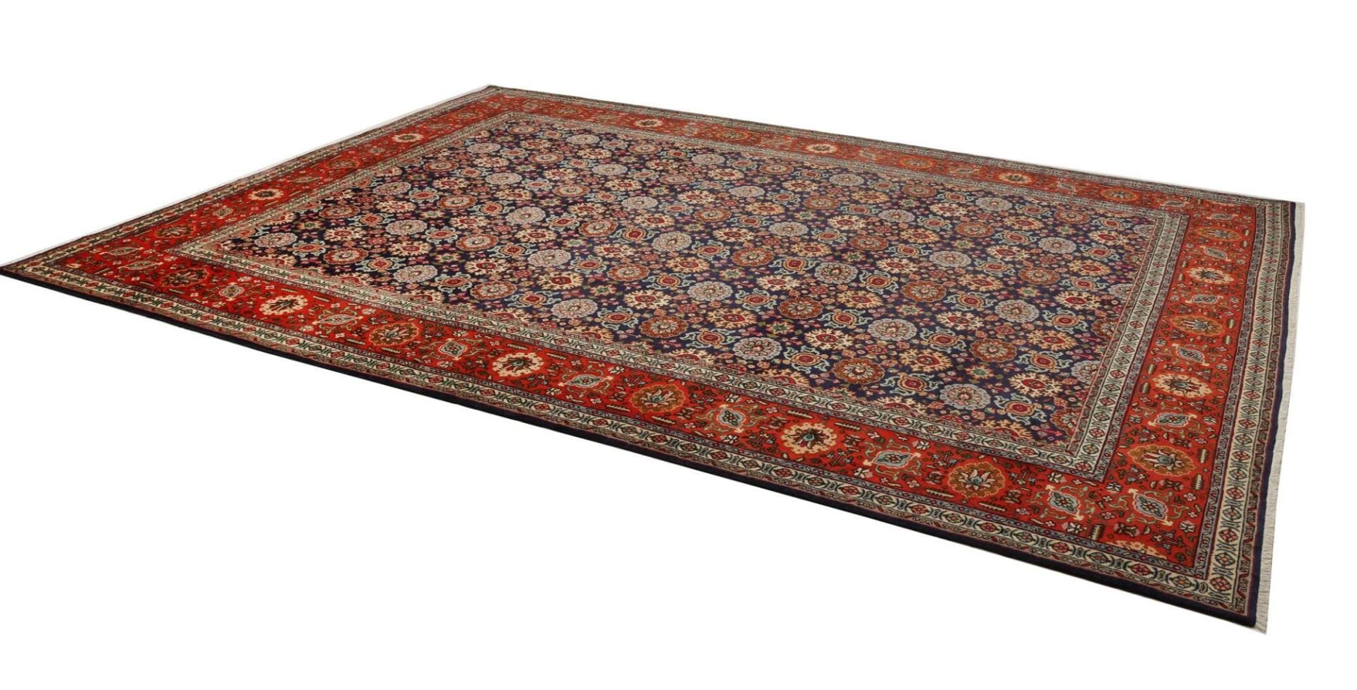 Handgeknüpfter Täbriz Perserteppich, 299 × 399 cm, Wolle