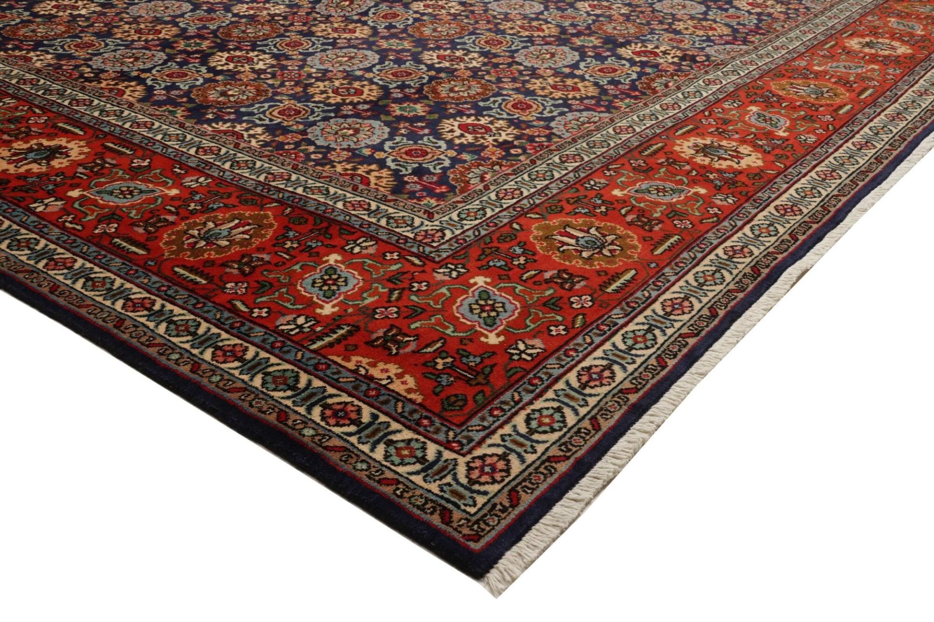 Handgeknüpfter Täbriz Perserteppich, 299 × 399 cm, Wolle