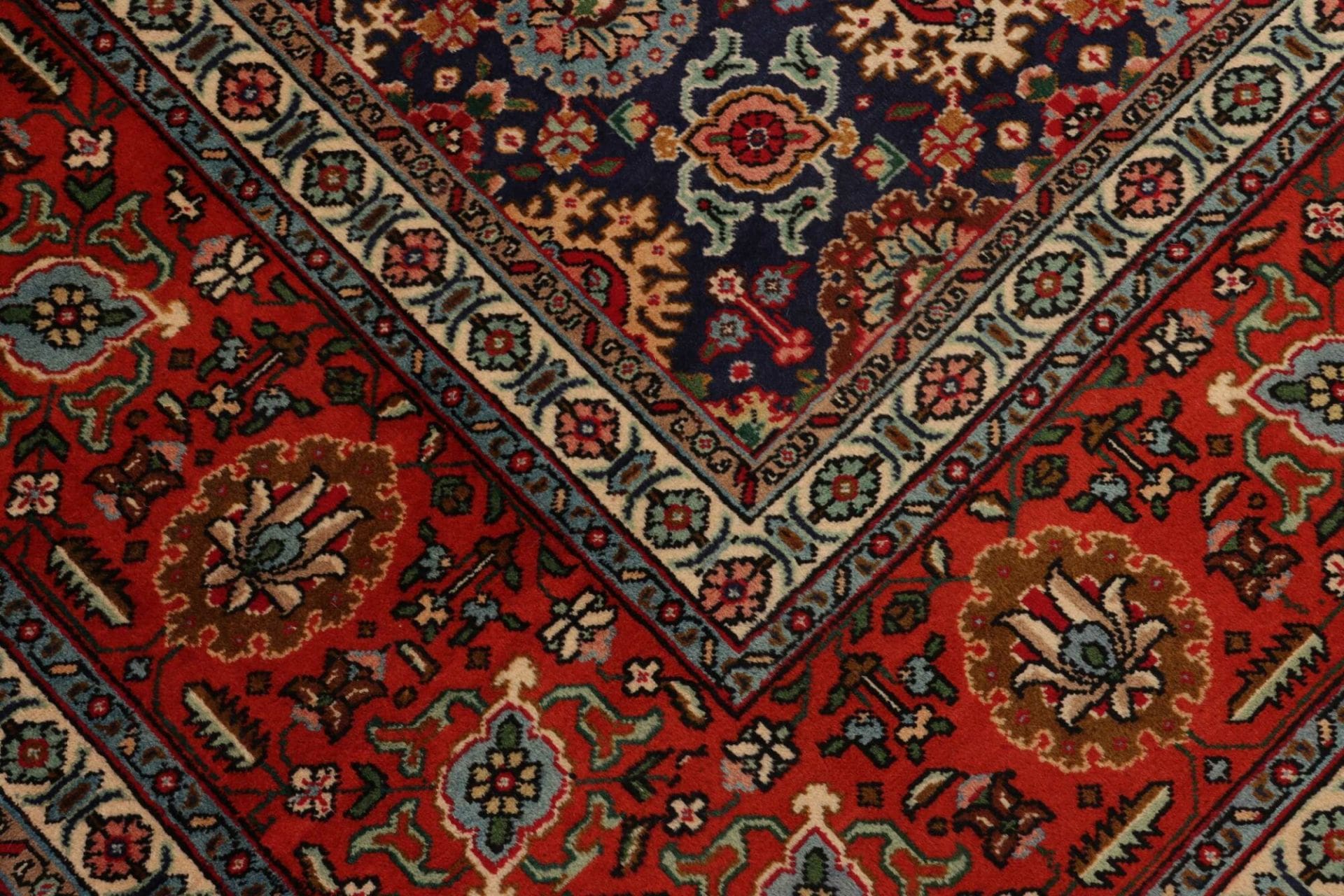 Handgeknüpfter Täbriz Perserteppich, 299 × 399 cm, Wolle