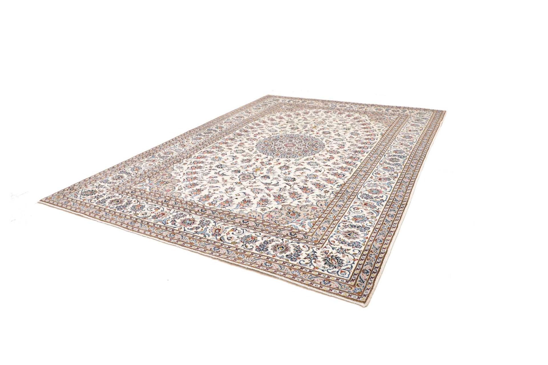 Handgeknüpfter Kashan Perserteppich, 289 × 403 cm, Wolle