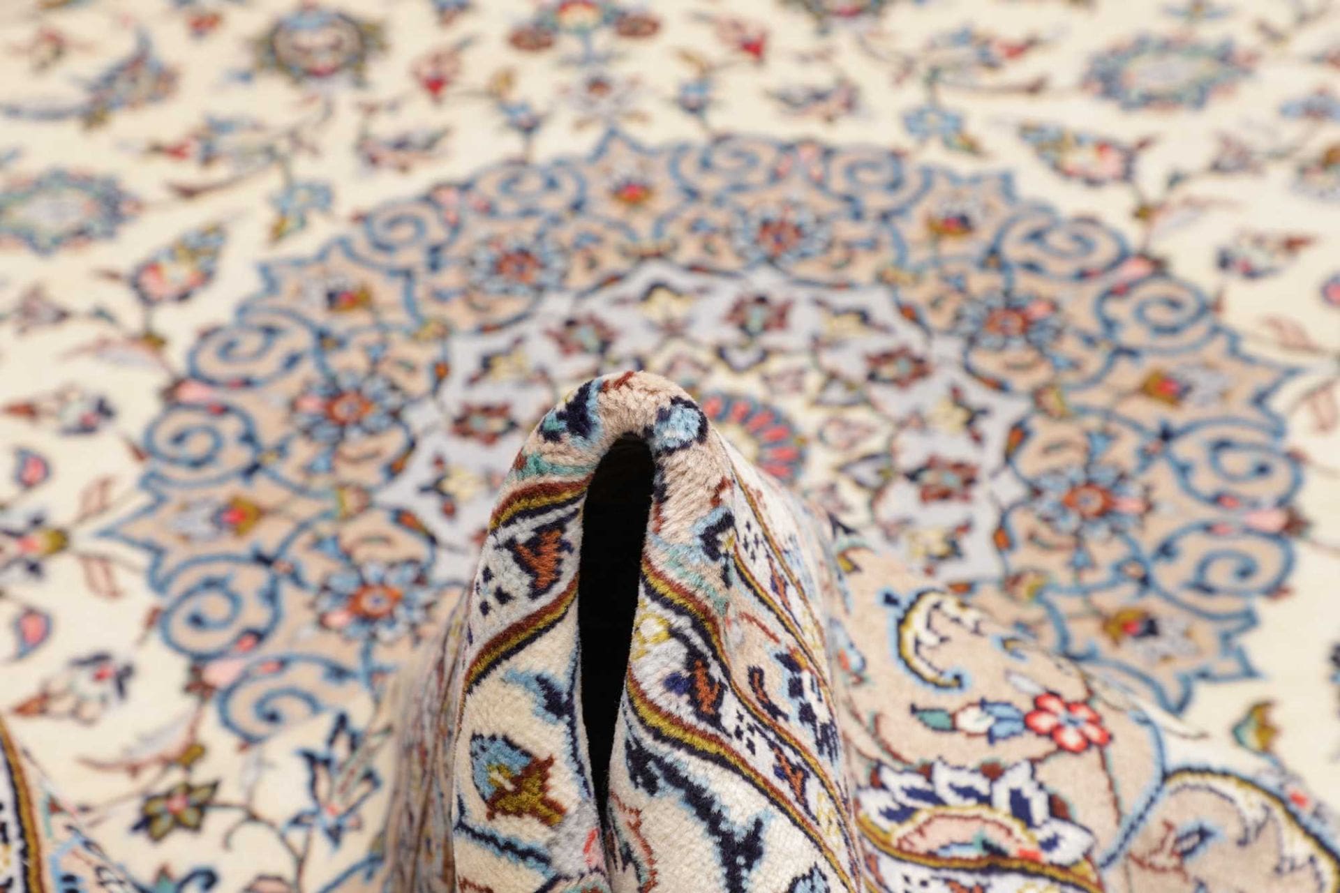 Handgeknüpfter Kashan Perserteppich, 289 × 403 cm, Wolle