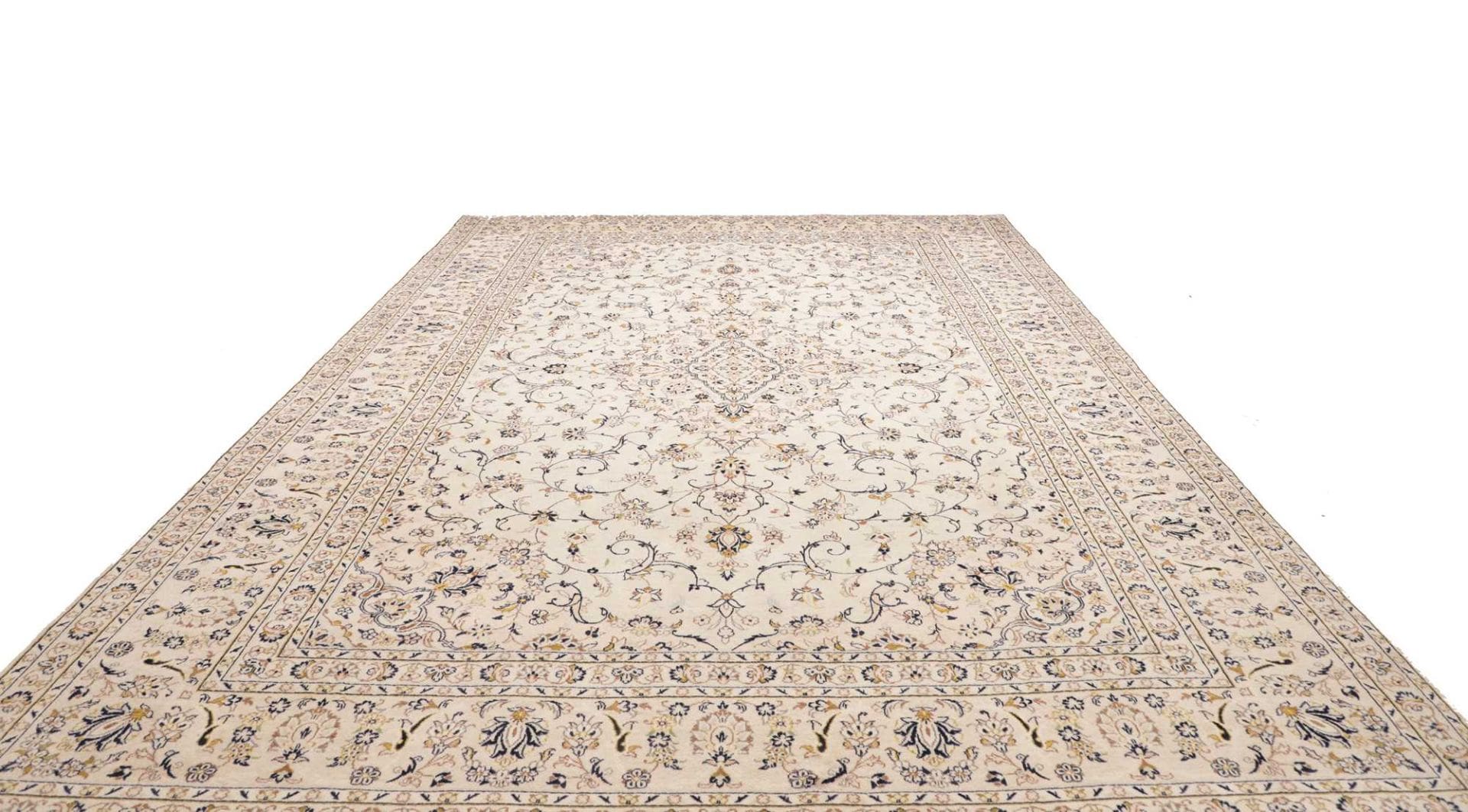 Kashan Perserteppich 287 × 402 cm aus Wolle, handgeknüpft