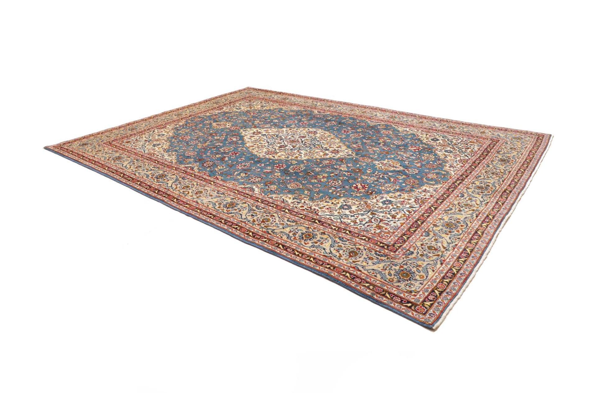 Handgeknüpfter Kashan Perserteppich 284 × 381 cm