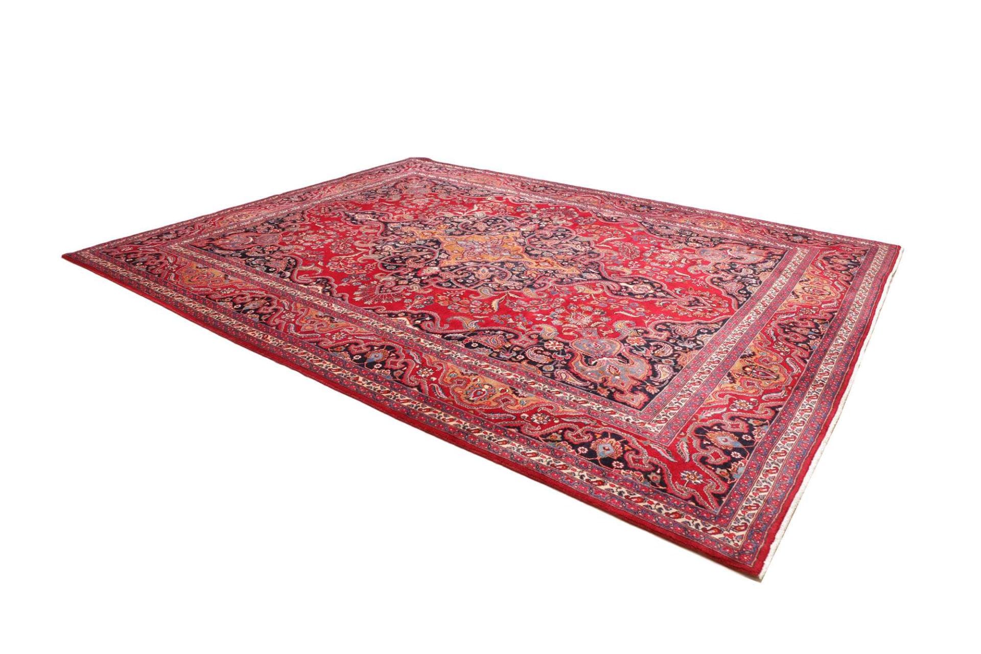 Handgeknüpfter Mashhad Perserteppich 304 × 389 cm