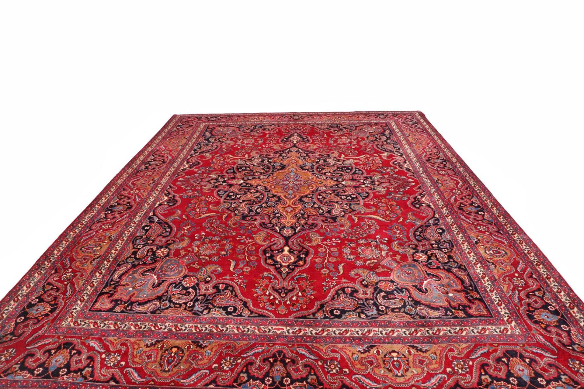 Handgeknüpfter Mashhad Perserteppich 304 × 389 cm