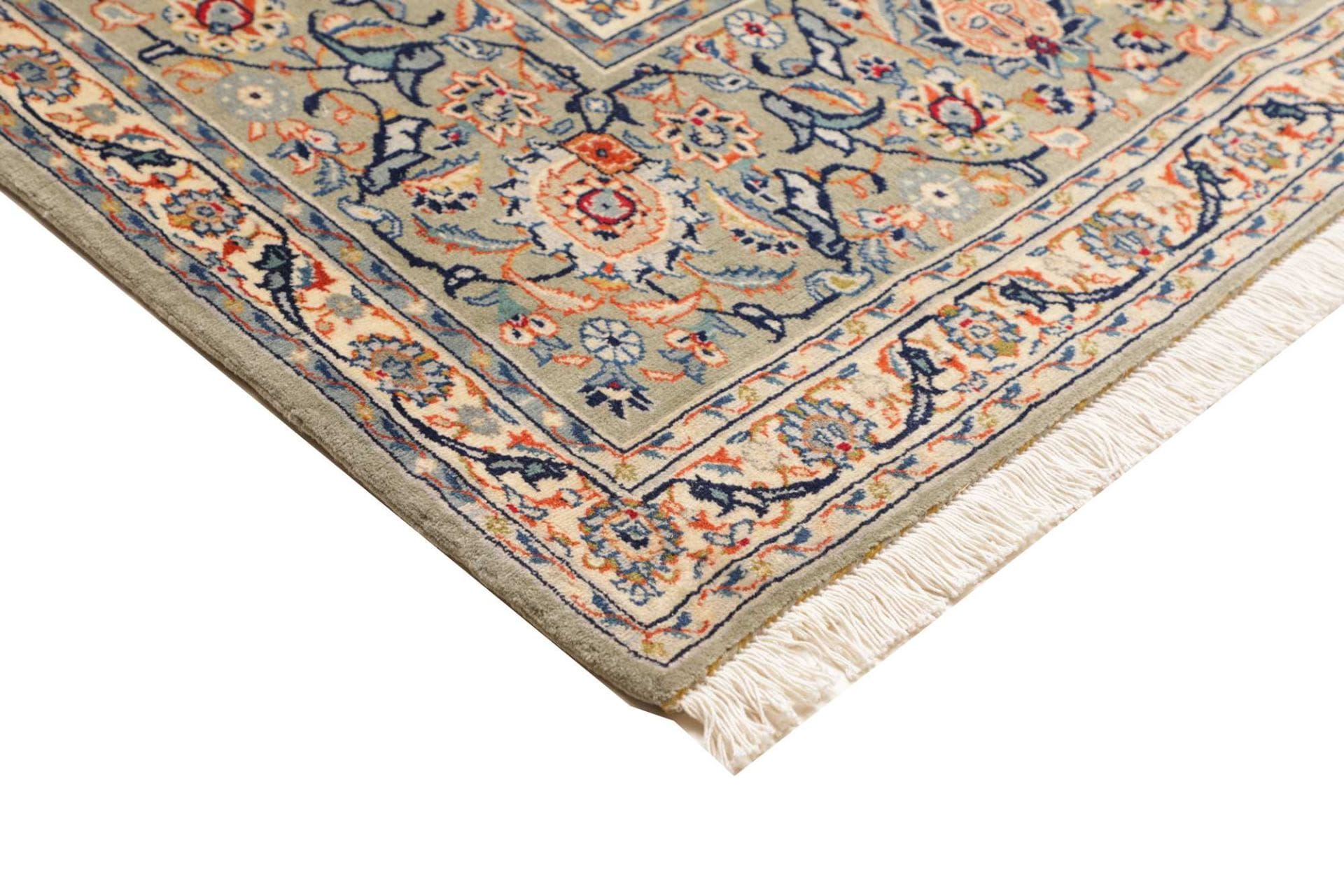Kashan Perserteppich 276 × 384 cm aus Wolle, handgeknüpft