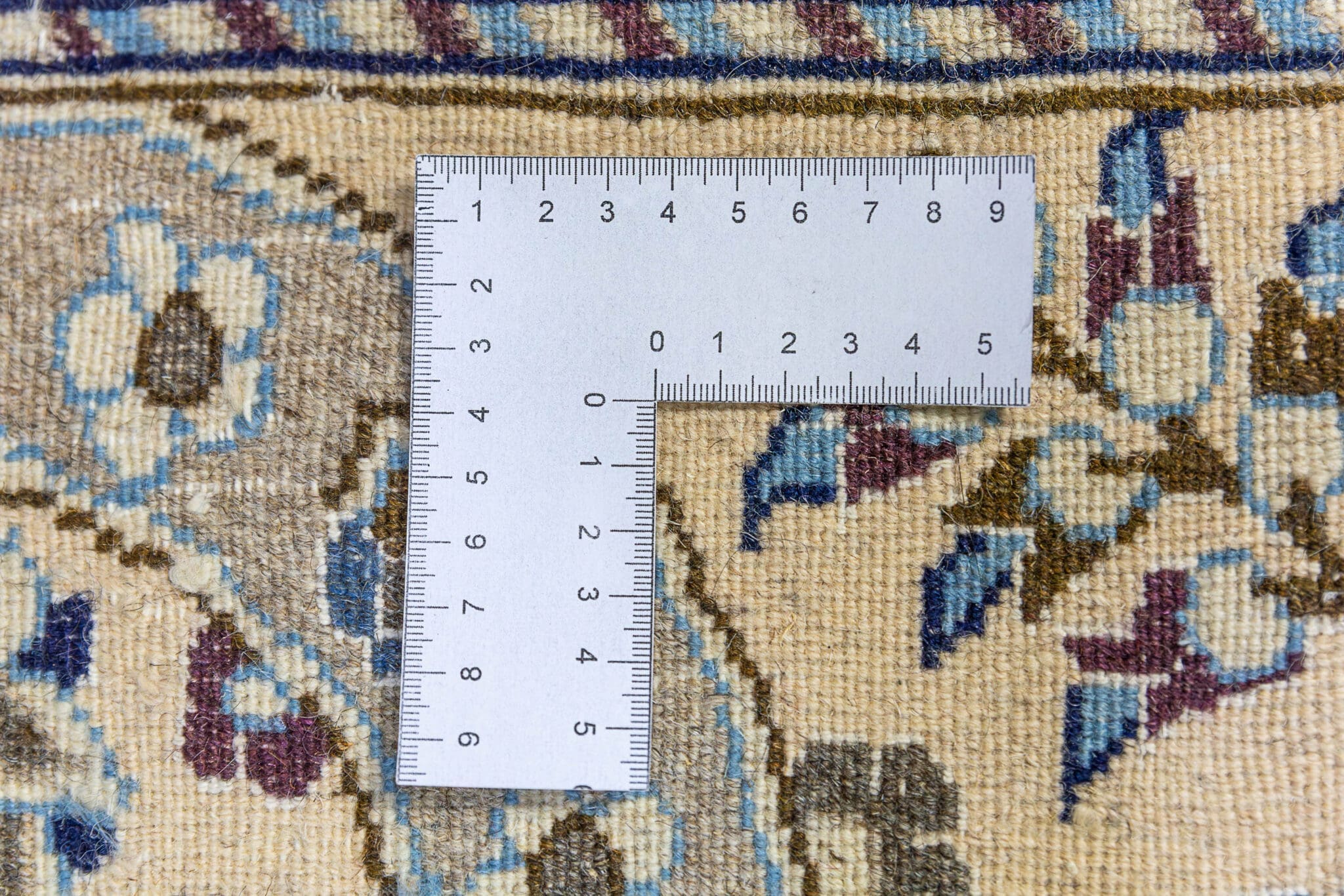 Handgeknüpfter Nain Perserteppich, 355 × 255 cm, Wolle & Seide