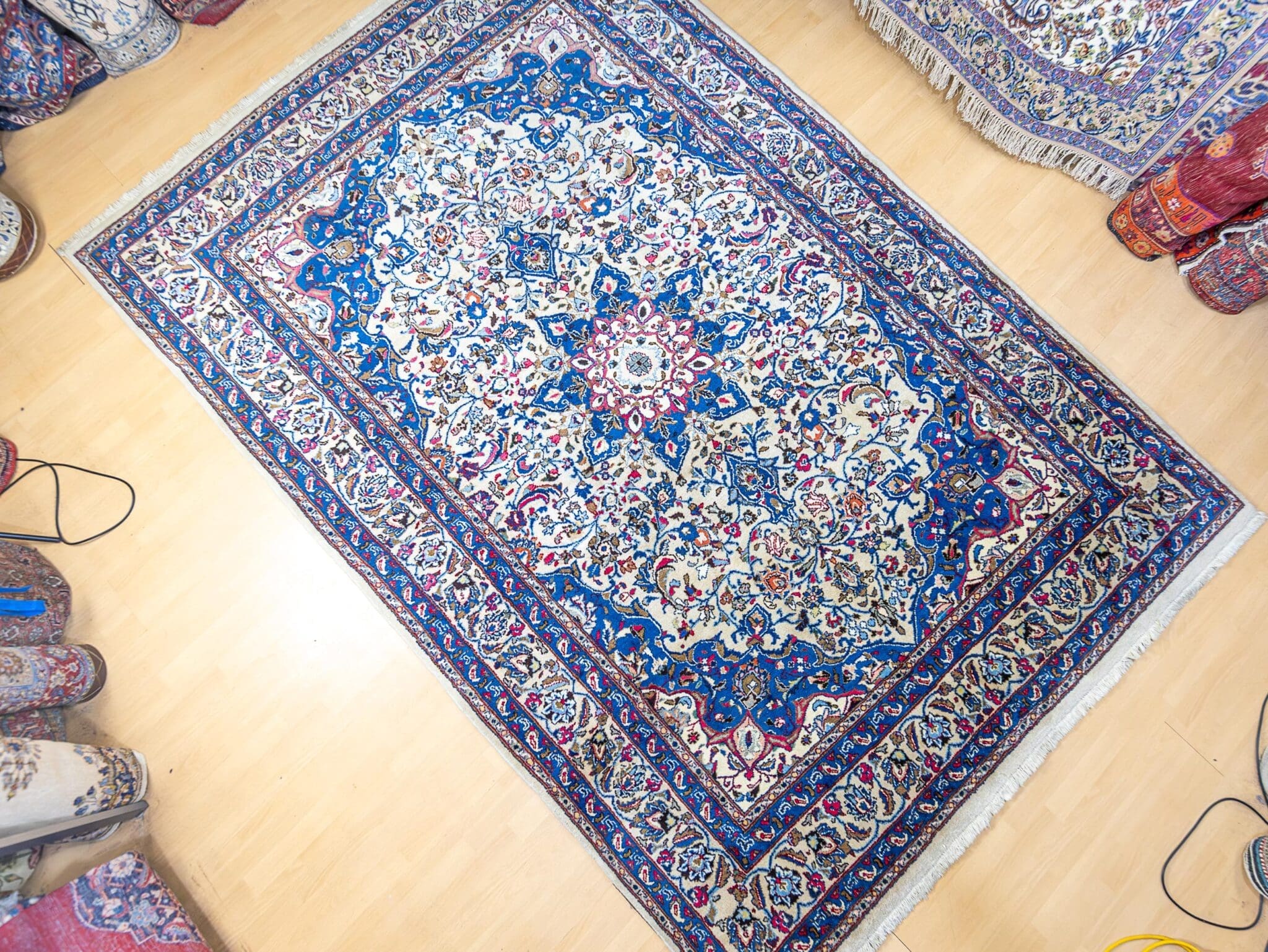 Handgeknüpfter Sarough Farahan Perserteppich 304 × 198 cm