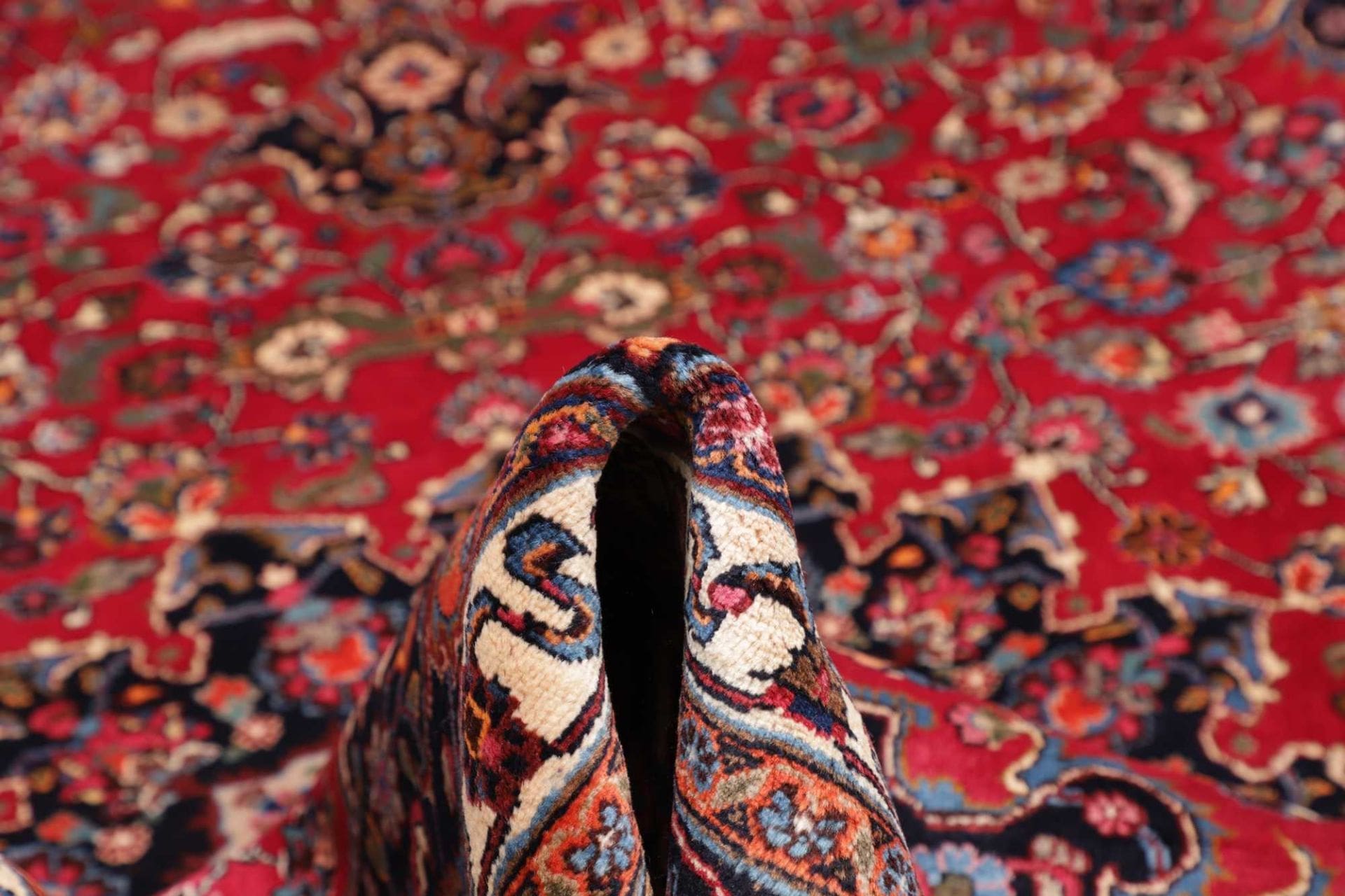 Handgeknüpfter Mashhad Perserteppich 249 × 339 cm