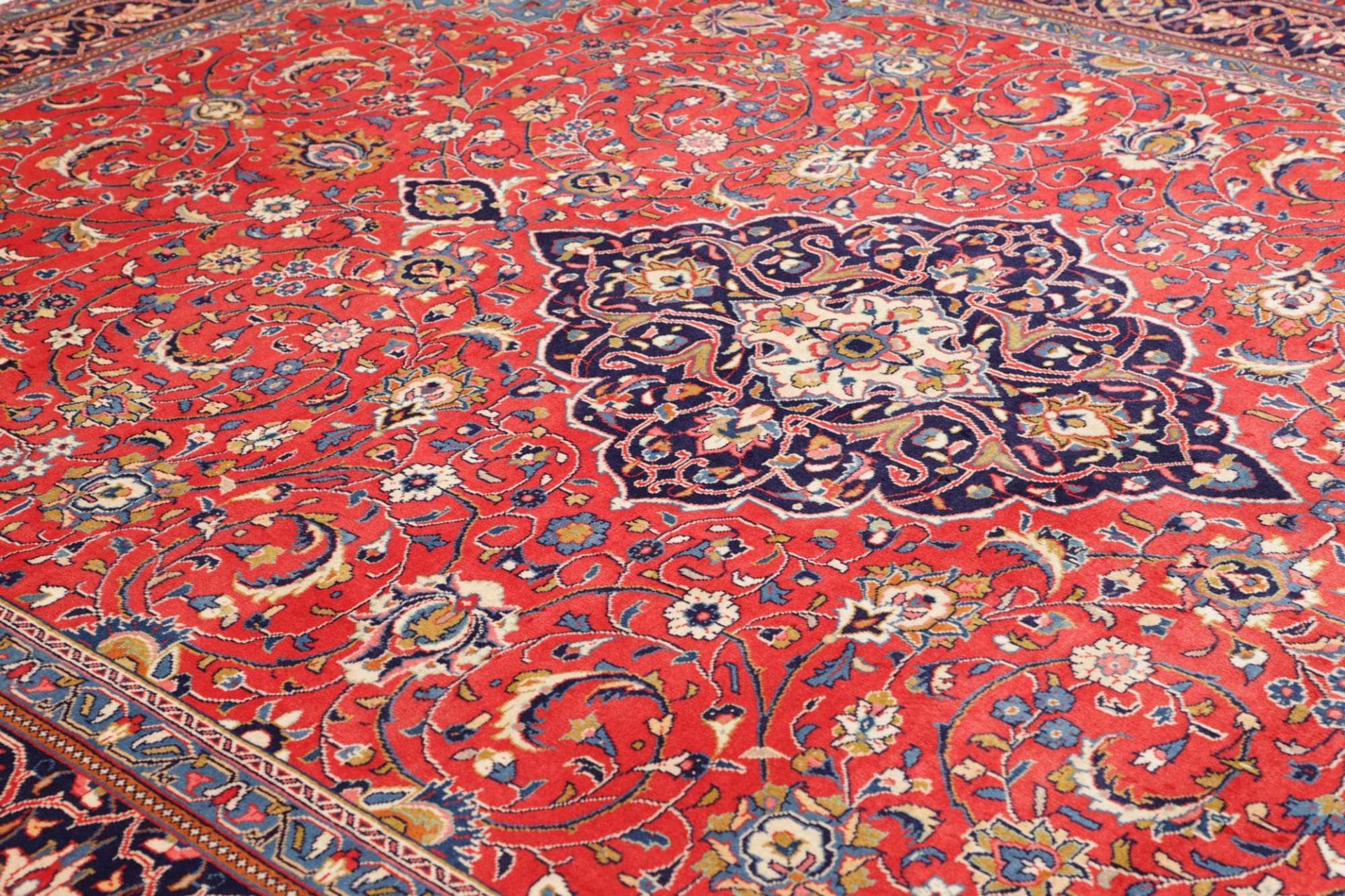 Handgeknüpfter Sarough Perserteppich, 261 × 355 cm, Wolle