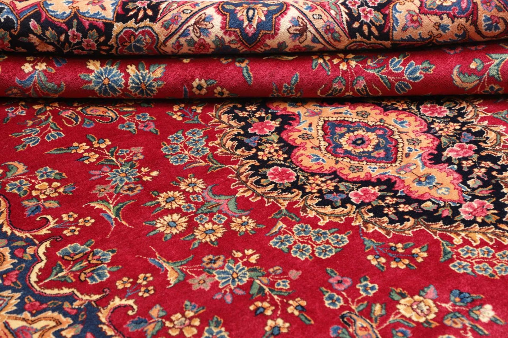 perserteppich-kirman-247-x-339-cm-schurwolle-handgeknupft-9 Kerman Perserteppich 247 × 339 cm aus Wolle, handgeknüpft