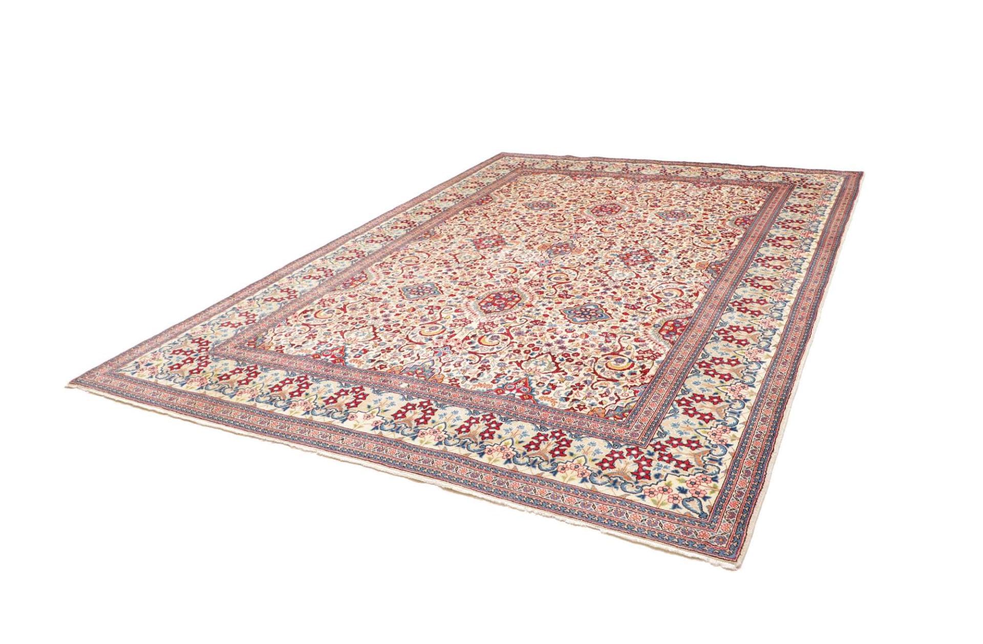 Kashan Perserteppich 249 × 344 cm aus Wolle, handgeknüpft