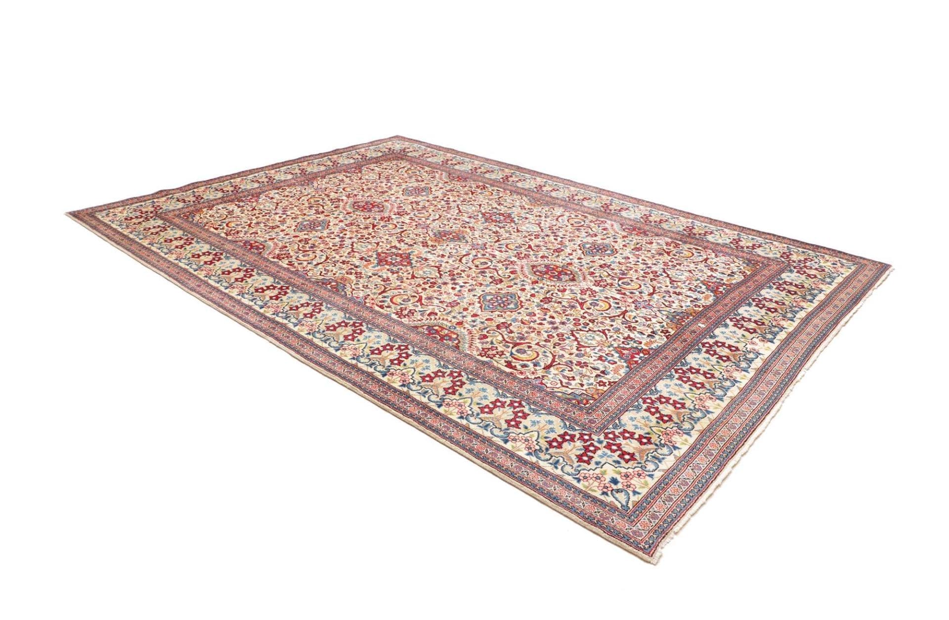 Kashan Perserteppich 249 × 344 cm aus Wolle, handgeknüpft