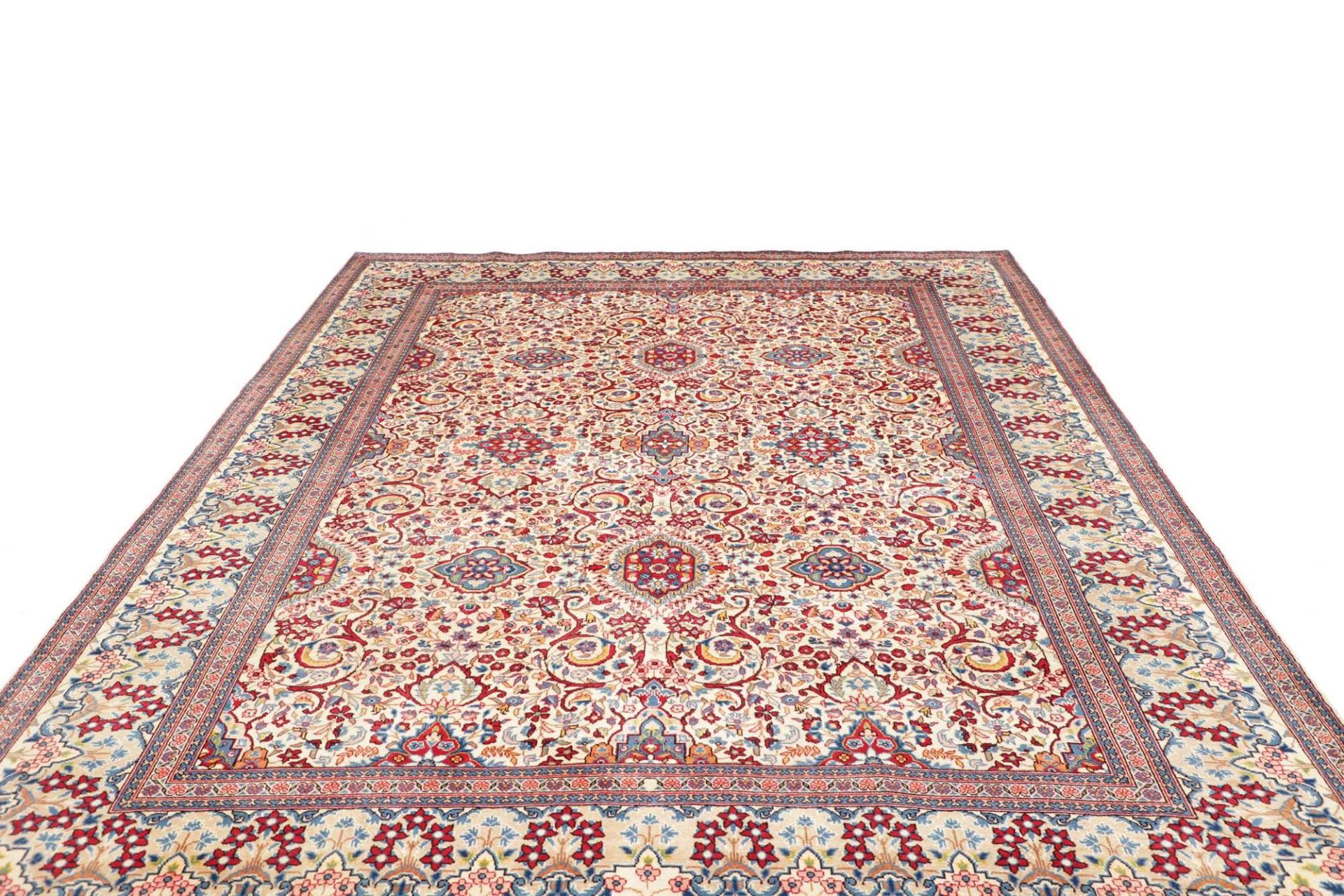 Kashan Perserteppich 249 × 344 cm aus Wolle, handgeknüpft
