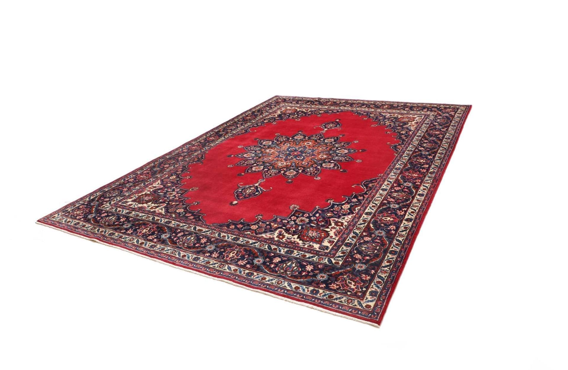 Handgeknüpfter Mashhad Perserteppich 251 × 336 cm