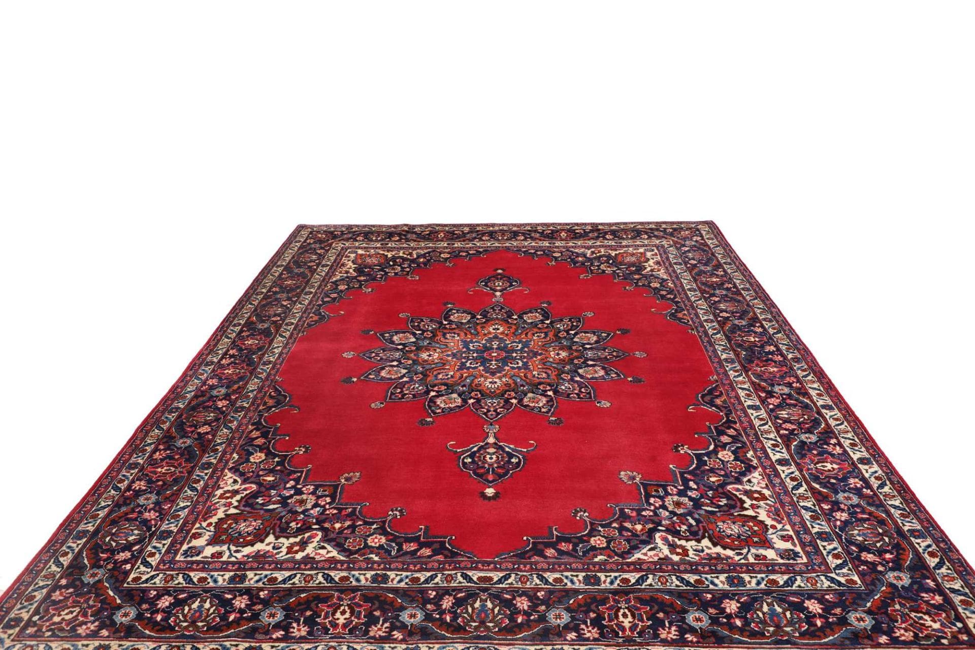 Handgeknüpfter Mashhad Perserteppich 251 × 336 cm