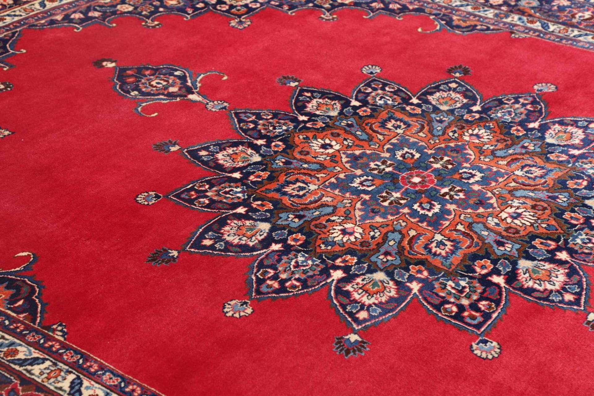 Handgeknüpfter Mashhad Perserteppich 251 × 336 cm