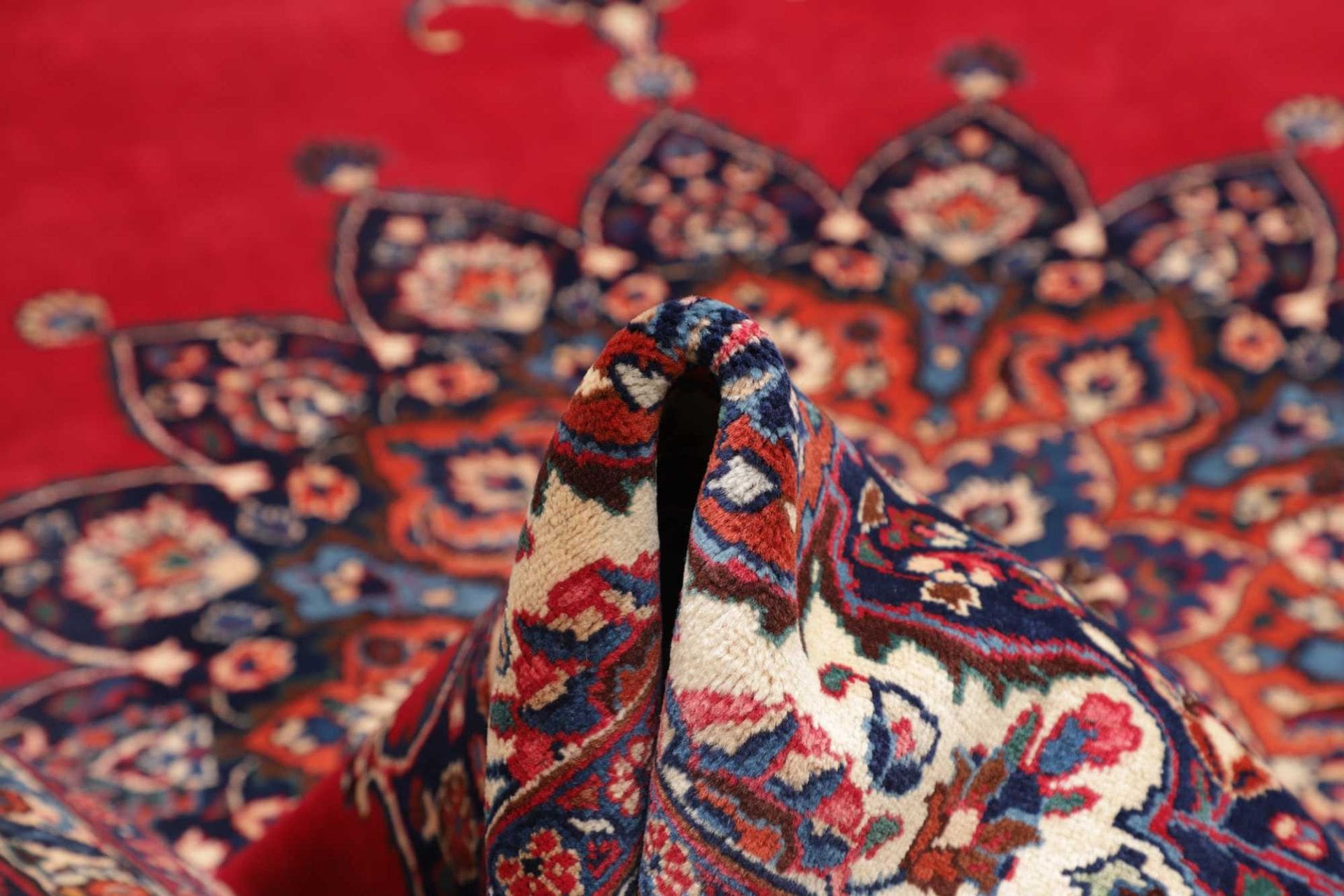 Handgeknüpfter Mashhad Perserteppich 251 × 336 cm