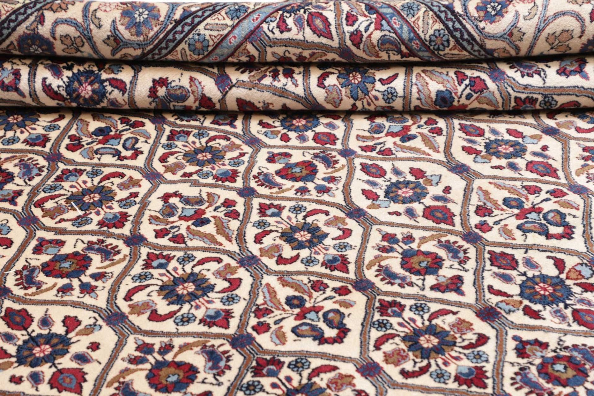 Handgeknüpfter Kashan Perserteppich, 246 × 334 cm, Wolle