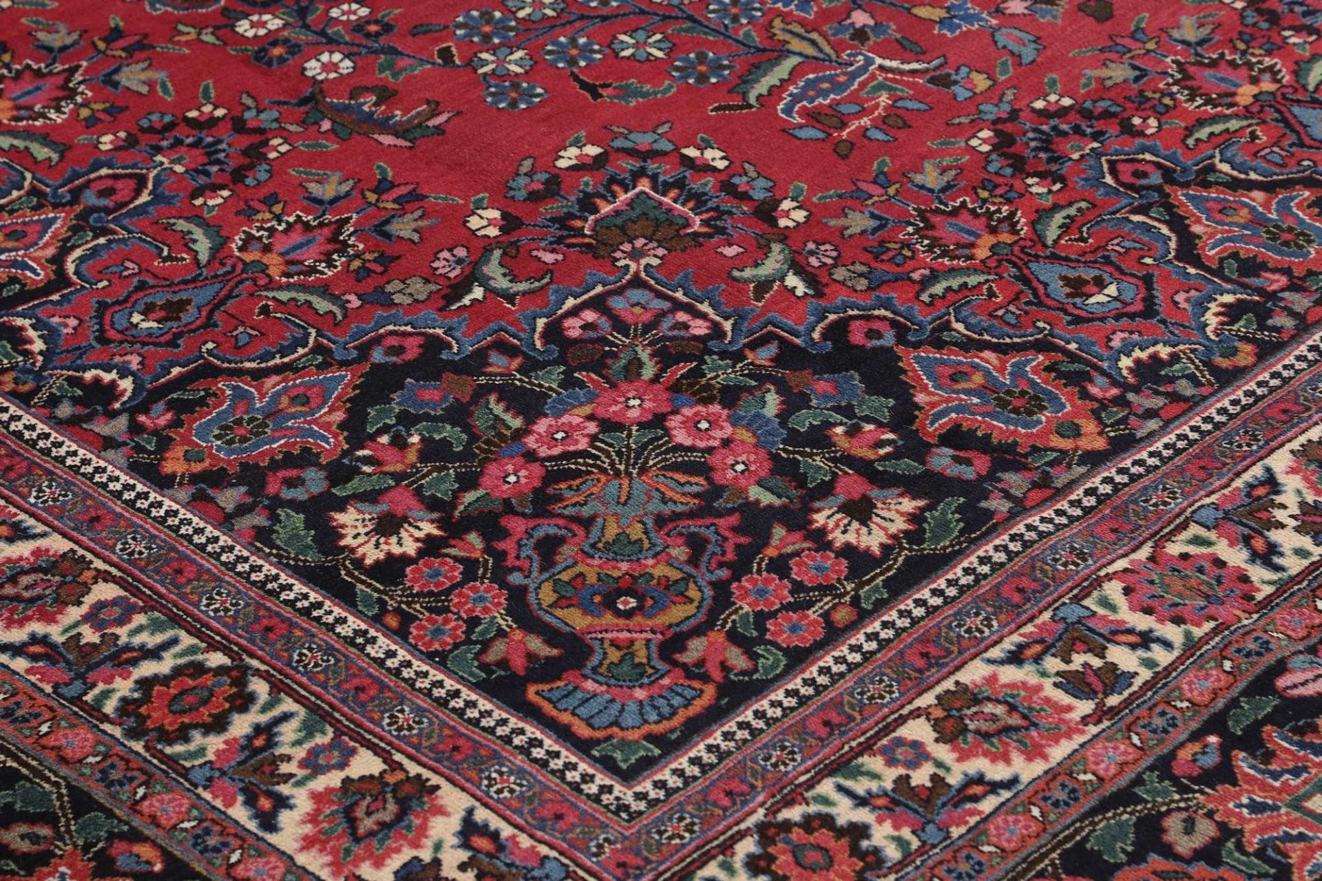 Handgeknüpfter Mashhad Perserteppich 361 × 487 cm