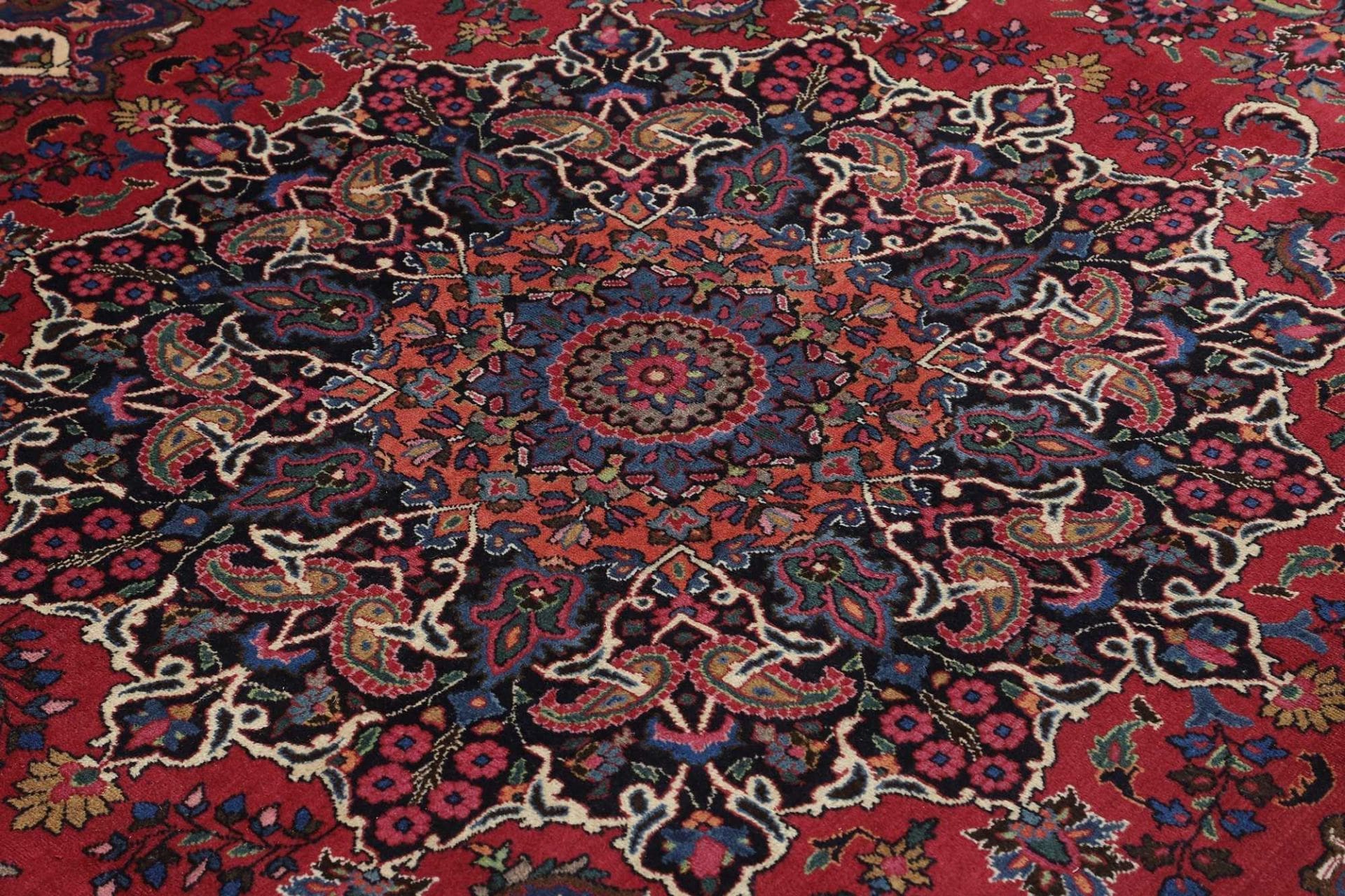 Handgeknüpfter Mashhad Perserteppich 361 × 487 cm