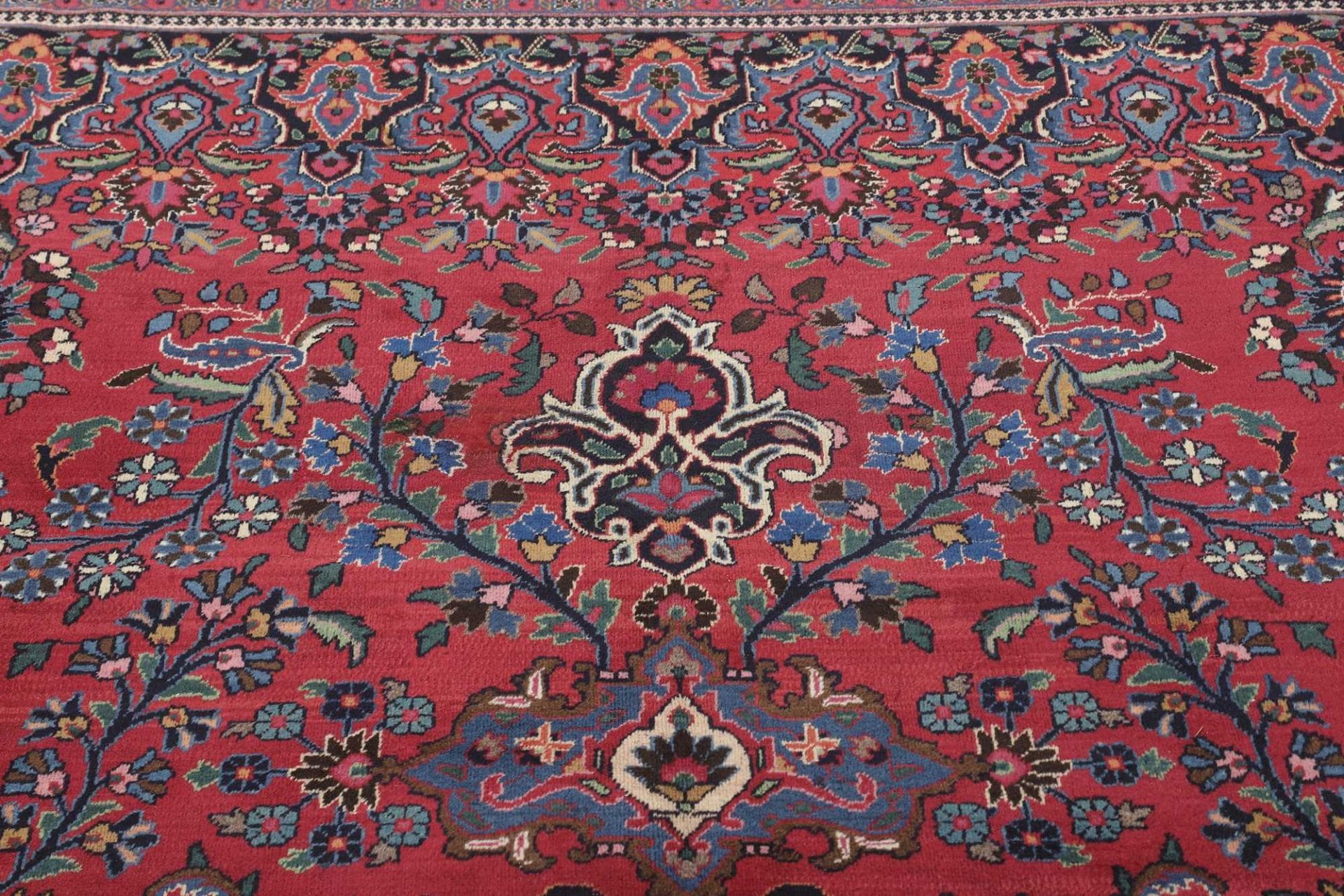 Handgeknüpfter Mashhad Perserteppich 361 × 487 cm