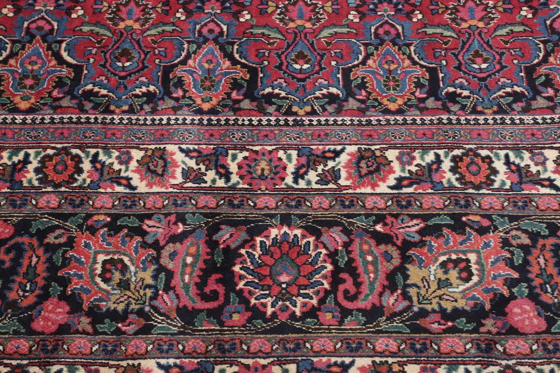 Handgeknüpfter Mashhad Perserteppich 361 × 487 cm