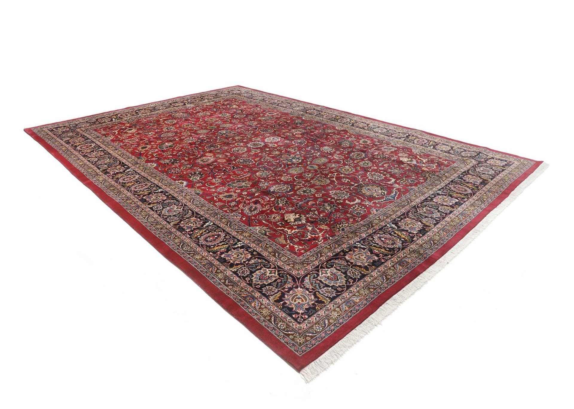 Mashhad Perserteppich aus Iran, 341 × 494 cm