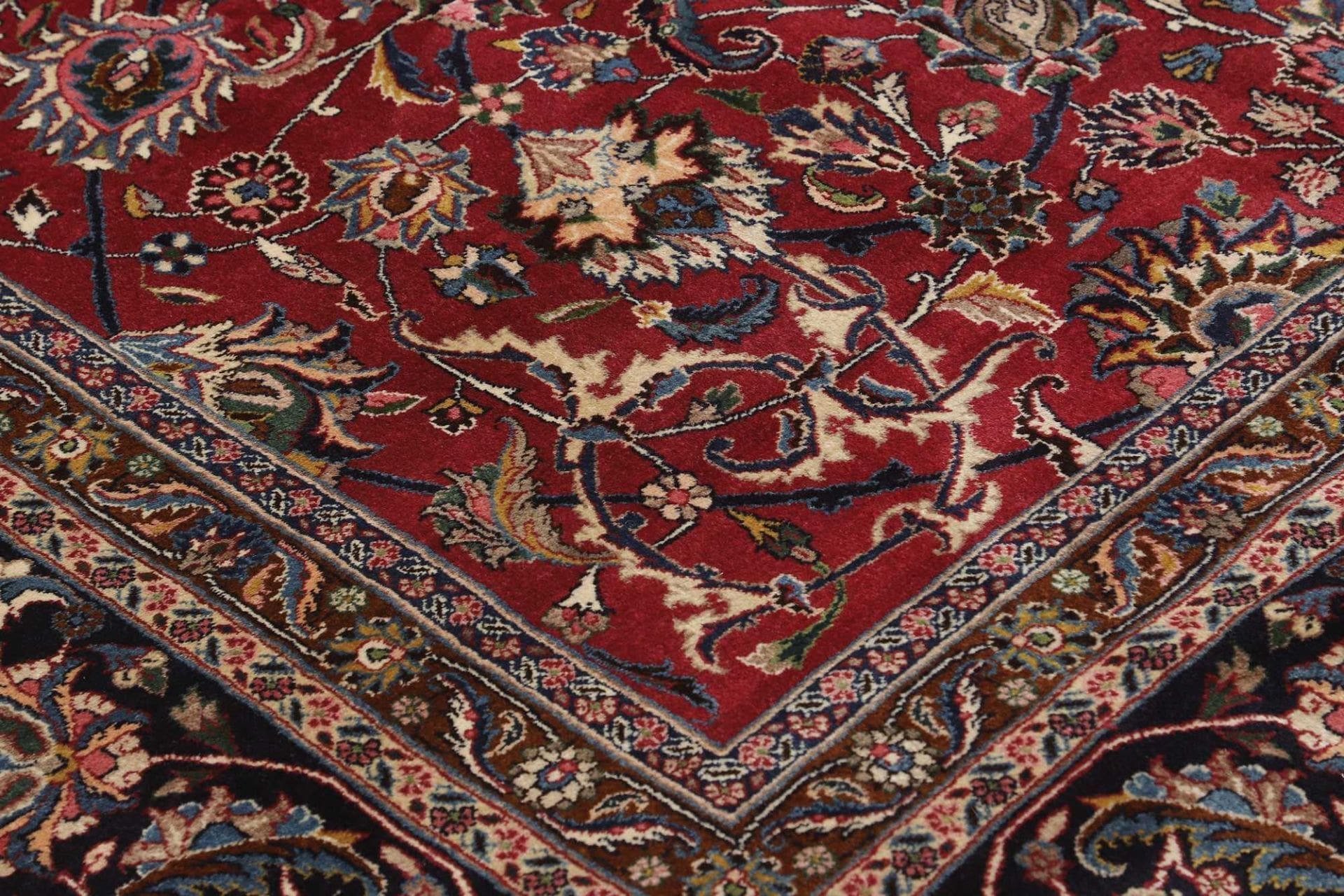 Mashhad Perserteppich aus Iran, 341 × 494 cm