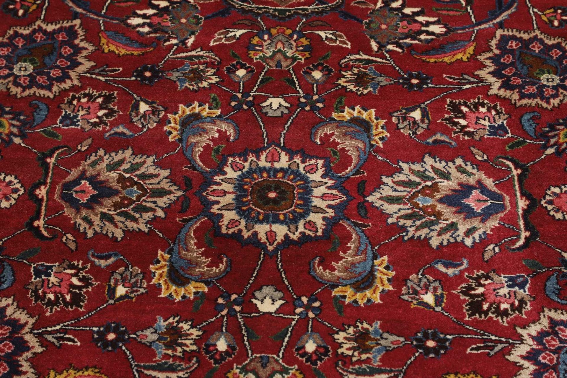 Mashhad Perserteppich aus Iran, 341 × 494 cm