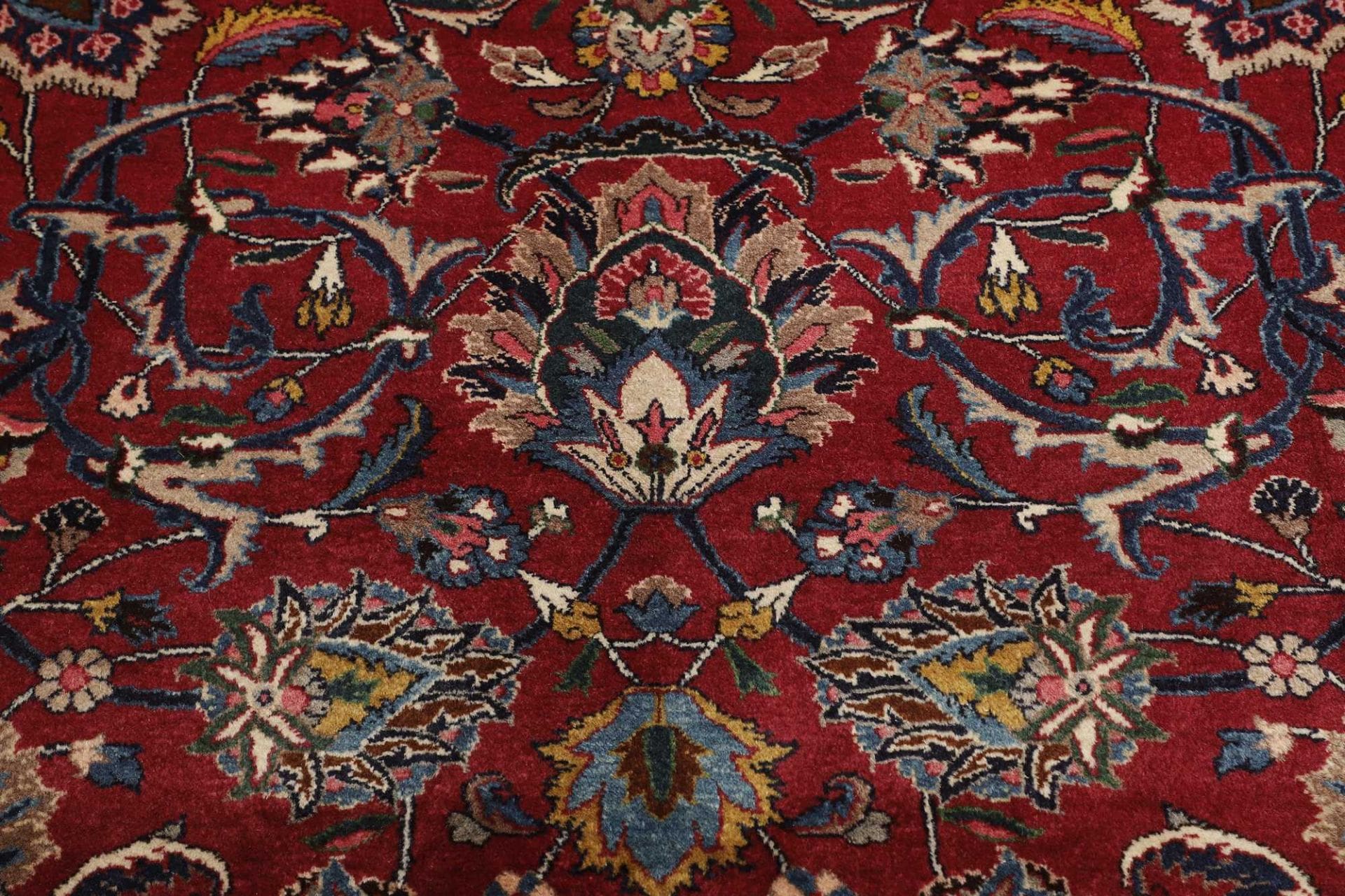 Mashhad Perserteppich aus Iran, 341 × 494 cm