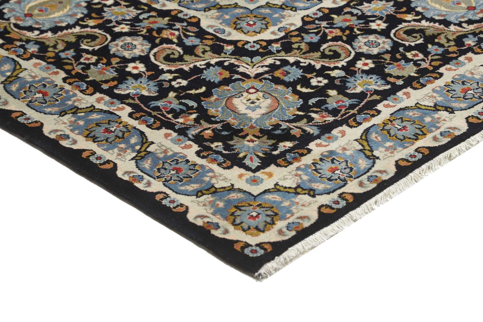 Handgeknüpfter Kashan Perserteppich, 351 × 479 cm, Wolle