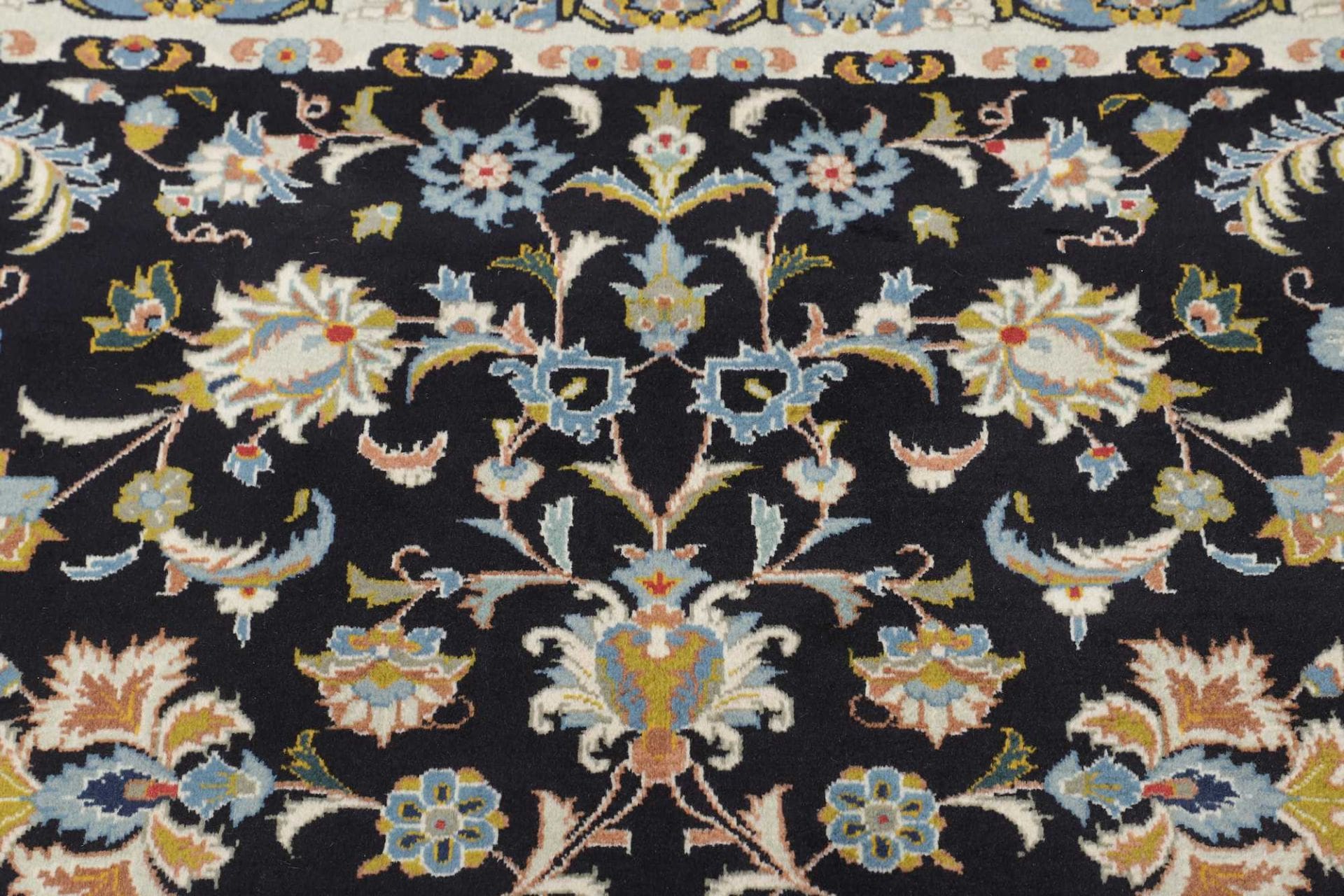 Handgeknüpfter Kashan Perserteppich, 351 × 479 cm, Wolle