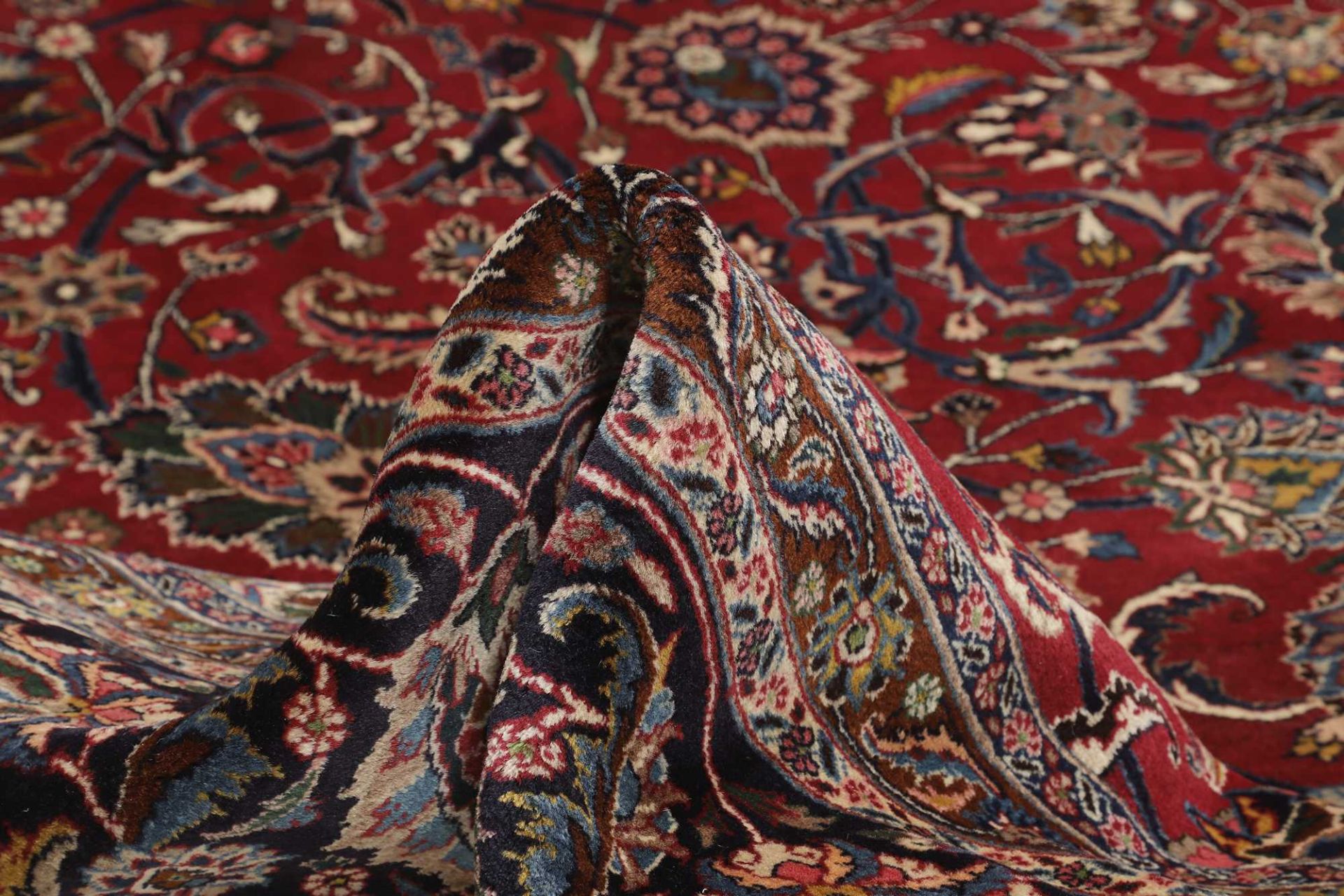 Mashhad Perserteppich aus Iran, 341 × 494 cm